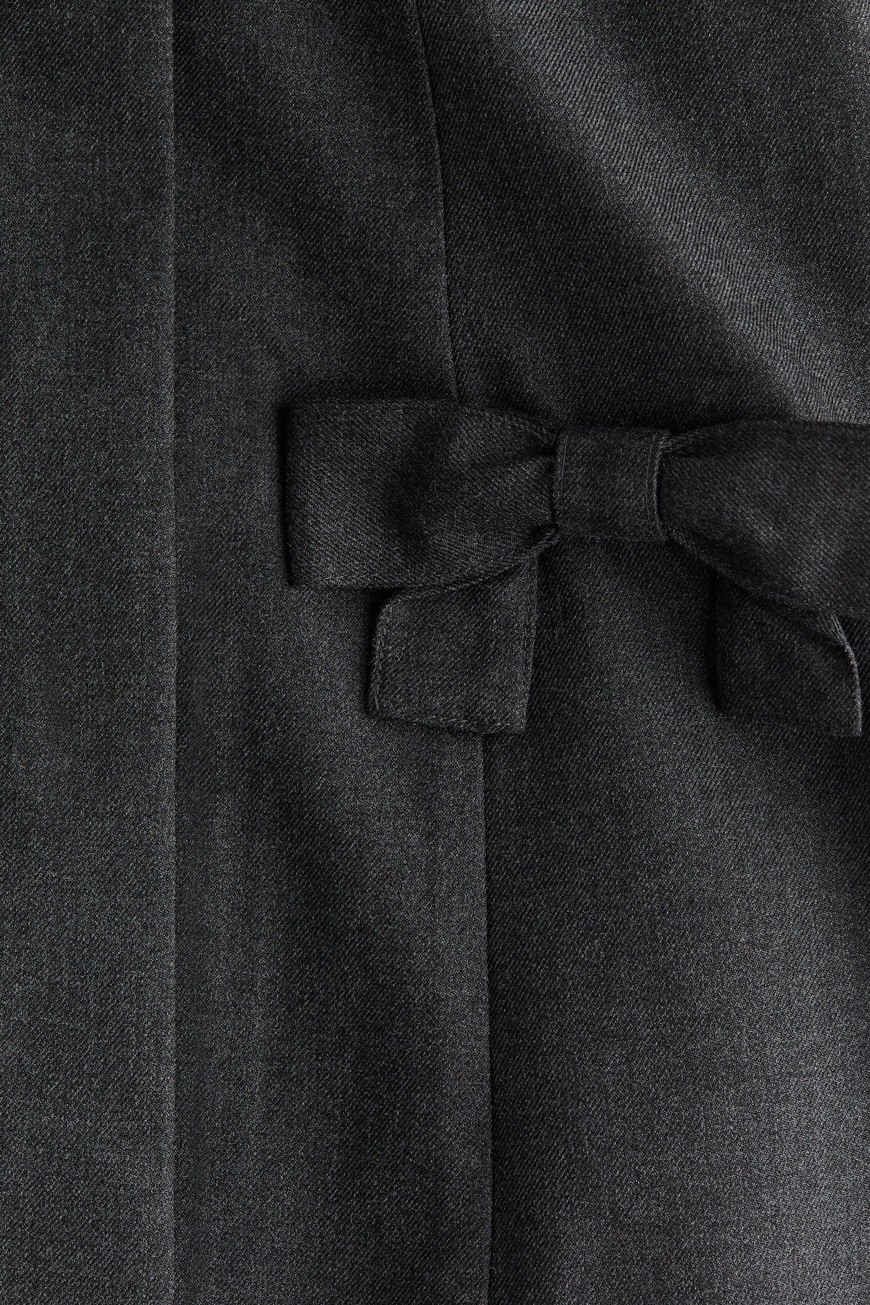 Bow-Detail Twill Dress - image 3