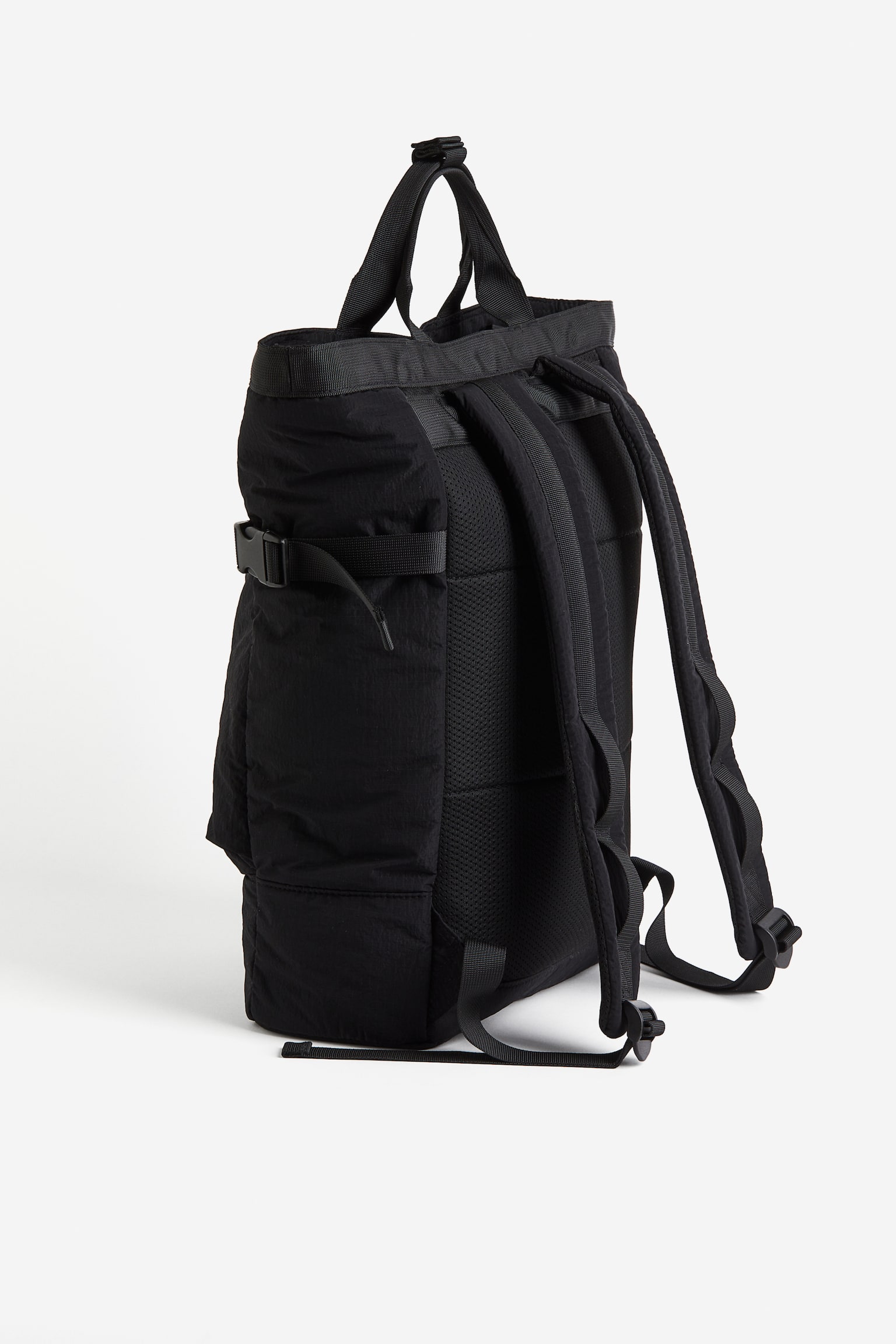 Water Repellent Sports Backpack - Black/Beige - 2