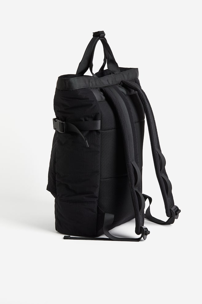 Water-repellent sports backpack - Black/Beige - 1