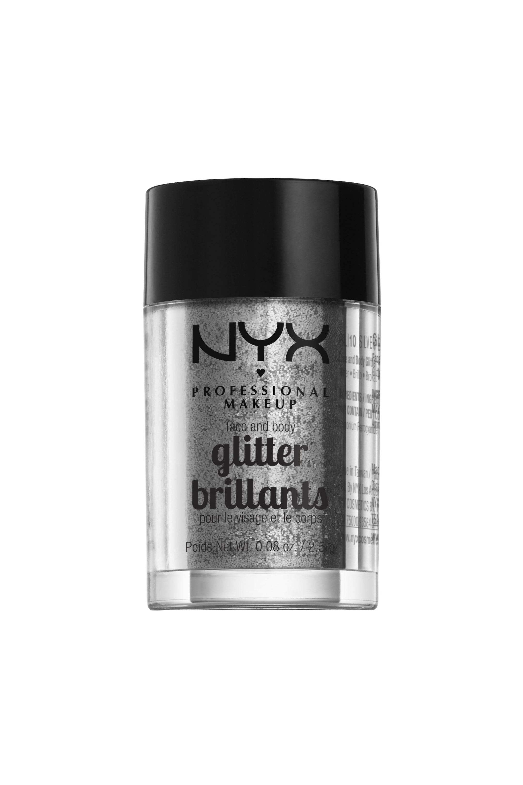 Visa större bild: Face & Body Glitter - Silver Gli10 - NYX Professional Makeup - Beauty all | H&M SE 1