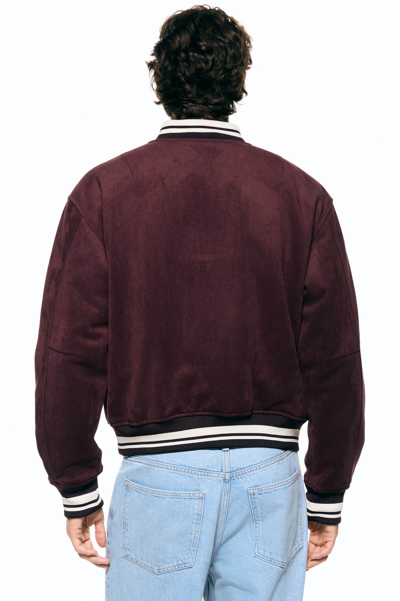 Baseball jacket - Burgundy/NYC/Light brown/NYC - 4