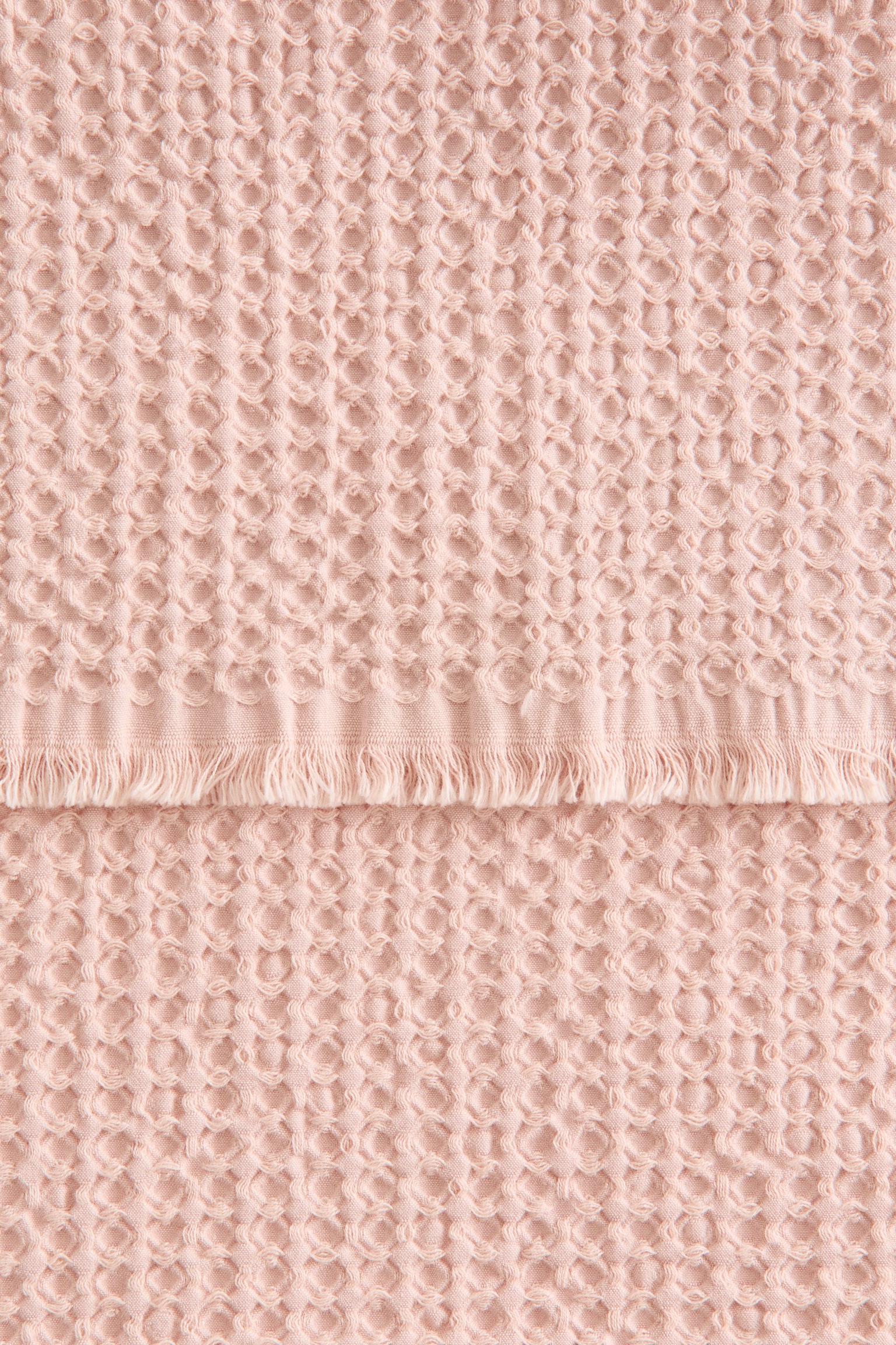 Waffled guest towel - Powder pink/Light yellow/Dark beige/White - 4