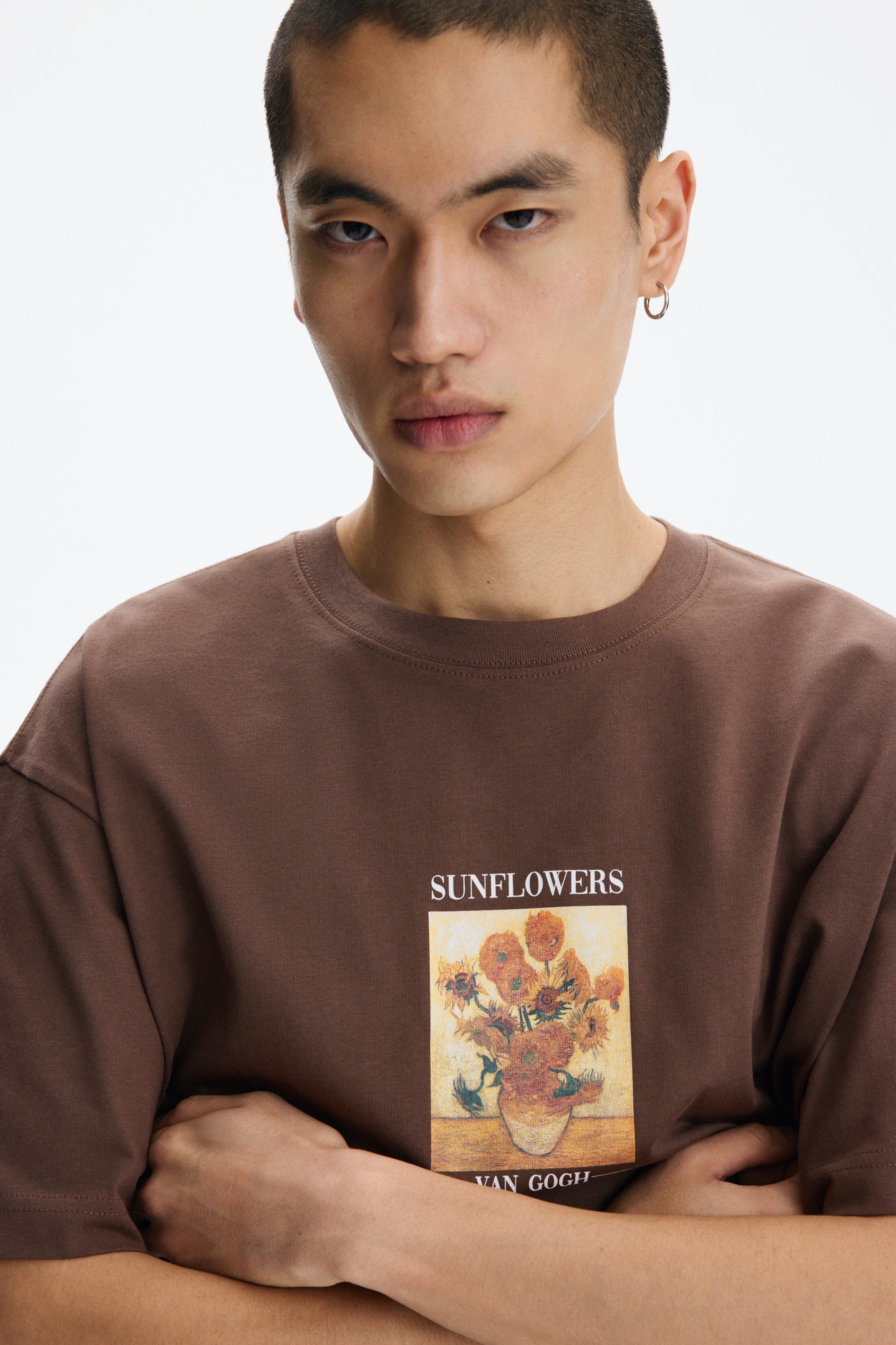 Tricou Loose Fit - Maro/Van Gogh/Alb/Honda/Negru/Nirvana/Alb/NASCAR/Alb/Snoopy/Alb/Claude Monet/Negru/Oasis/Alb/Johnny Cash/Alb/Keith Haring/Alb/Claude Monet/Negru/Post Malone/Alb/Pulp Fiction/Negru/Pink Floyd/Alb/Reservoir Dogs