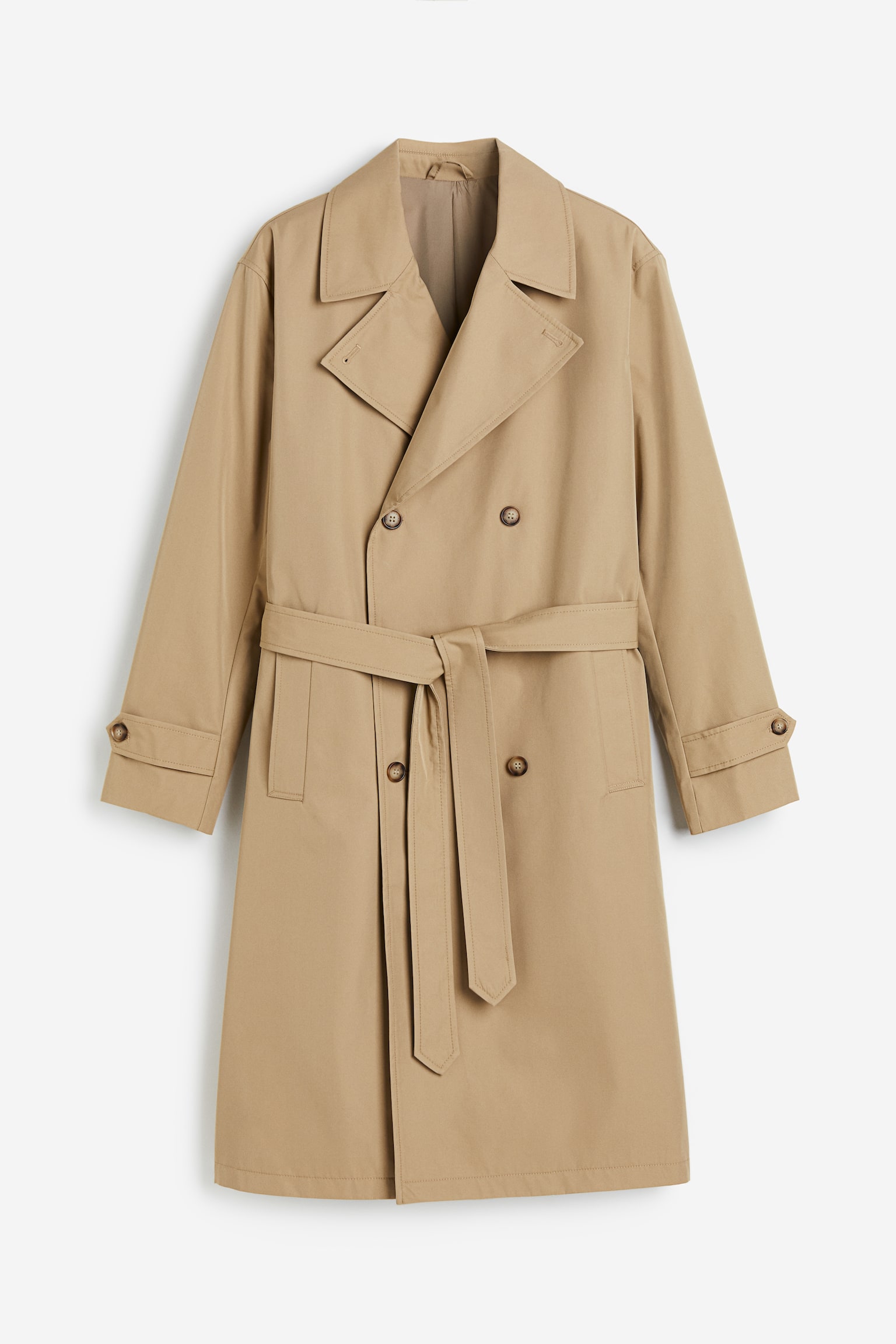 Oversized Fit Trenchcoat - Beige - 2