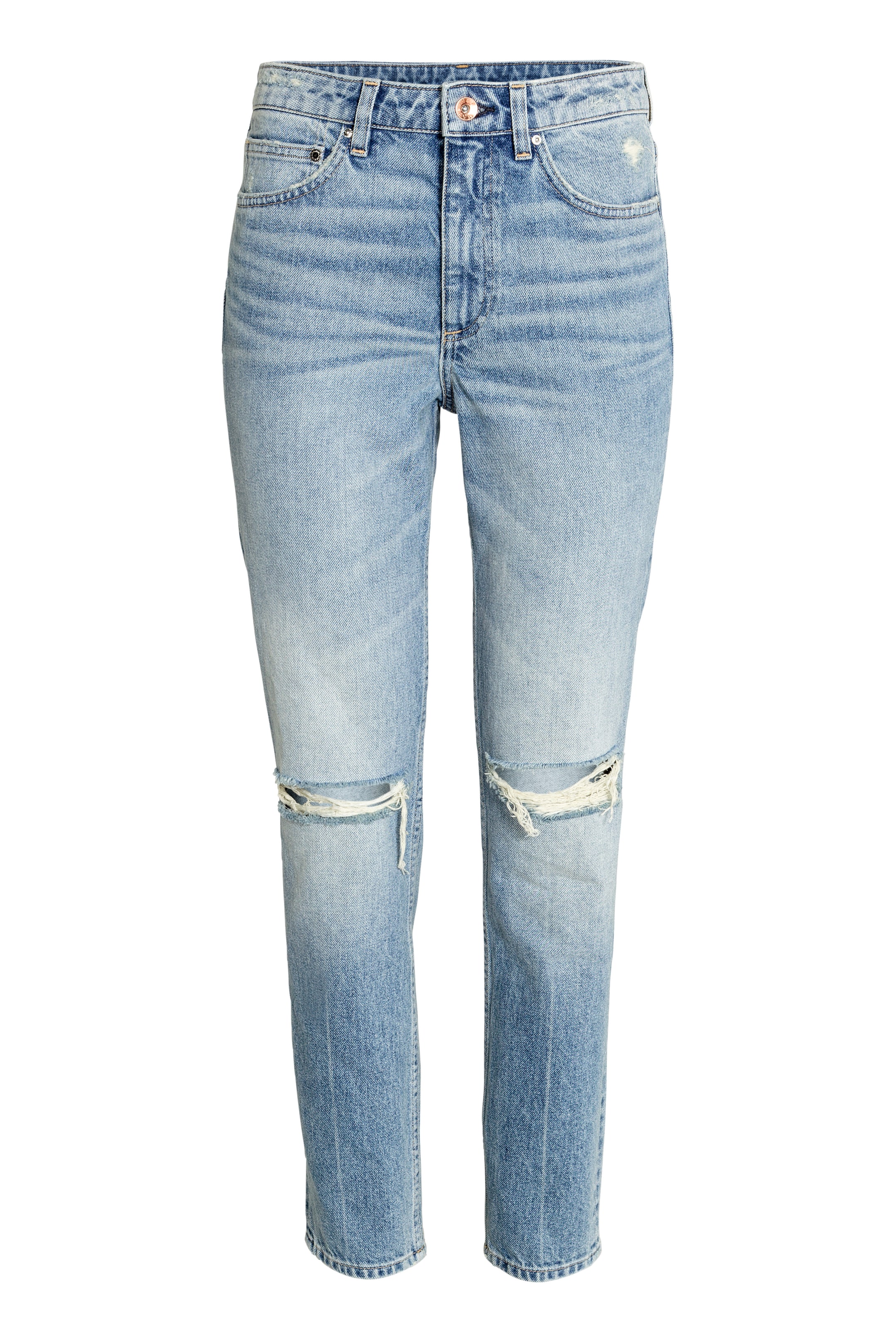 View larger image: Relaxed Skinny Ankle Jeans - Light denim blue - Ladies | H&M GB 1