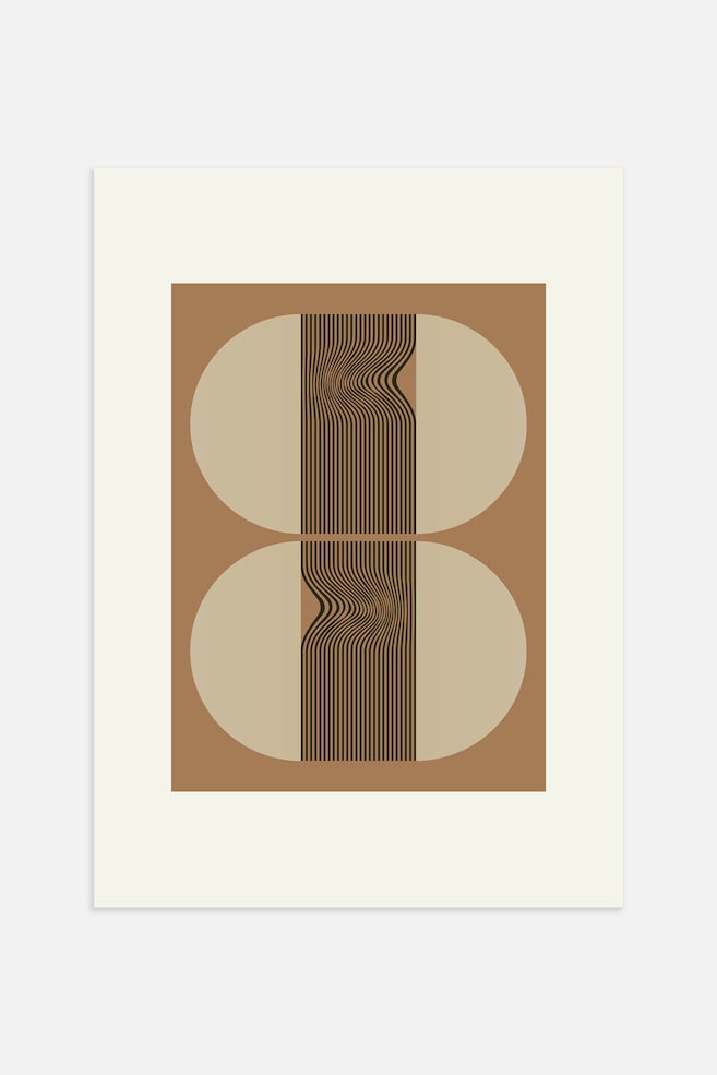 Abstract Poster - Twin Waves/Study In Ink - 1