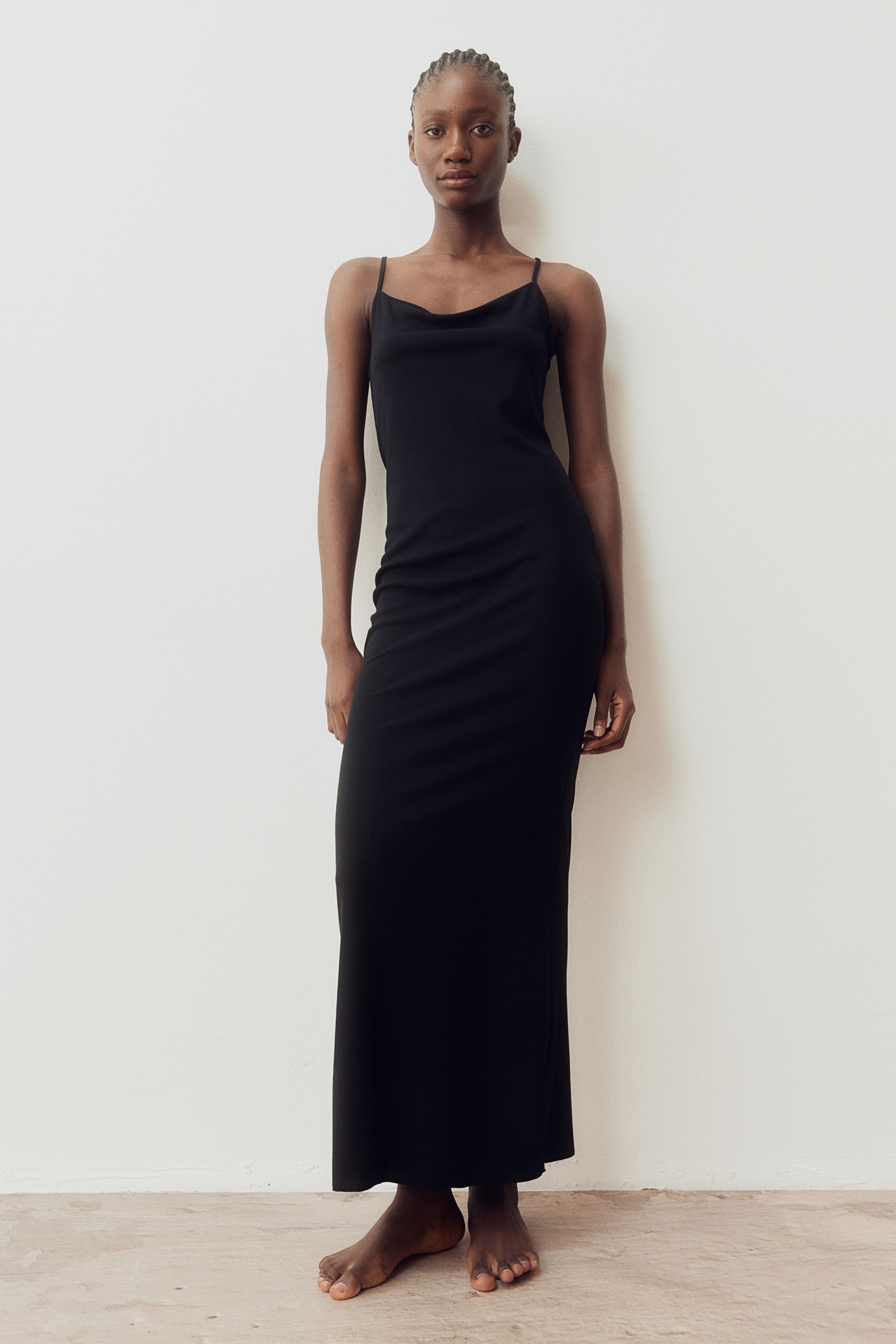 All black best sale maxi dress