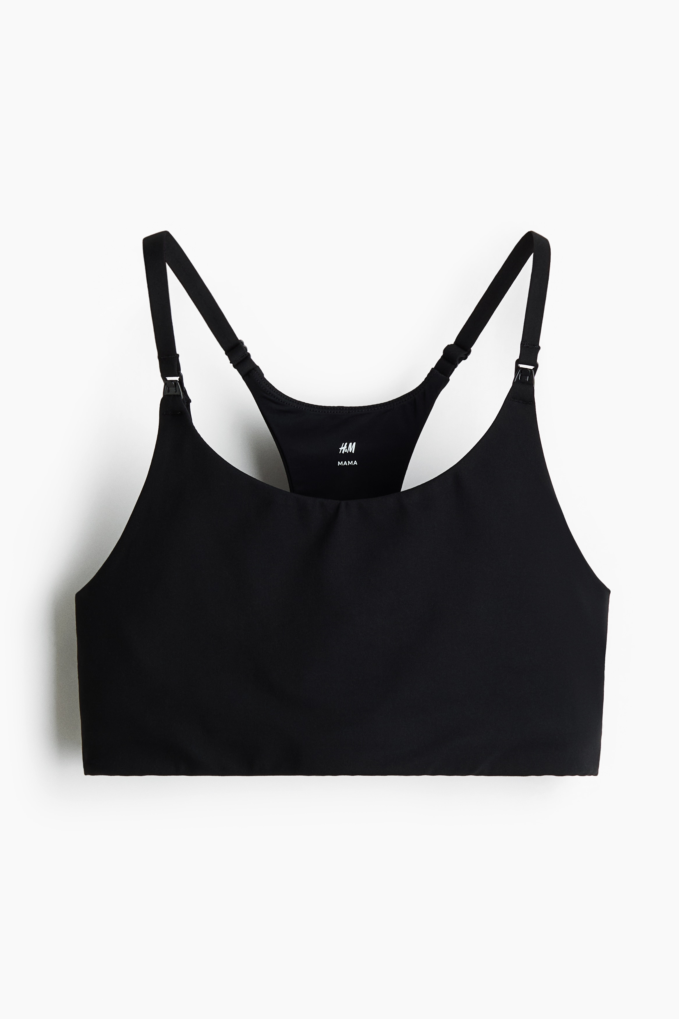 MAMA Light Support Sports Nursing Bra - Black/Antique rose