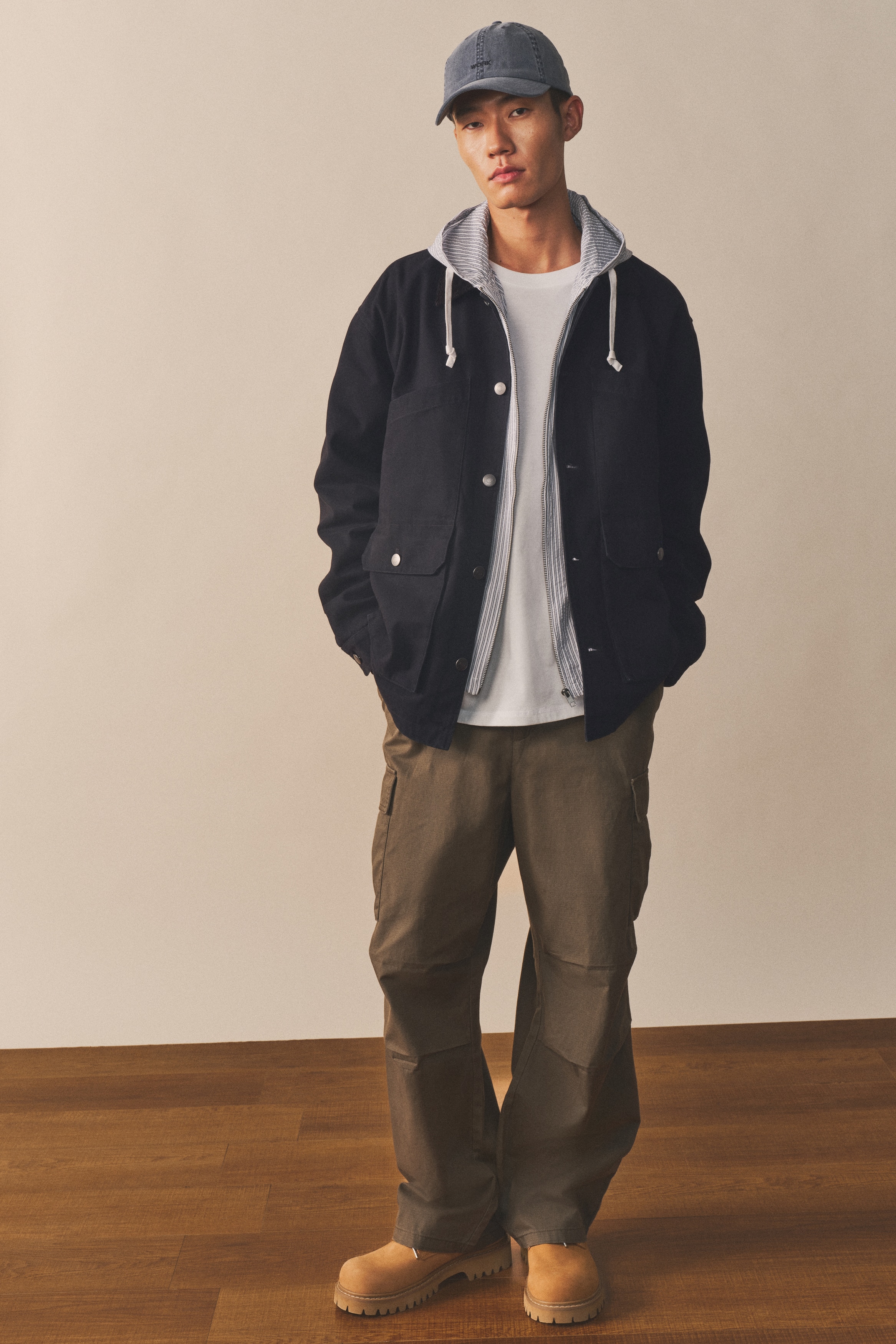 H & M - ルーズフィットジャケット - ブルー