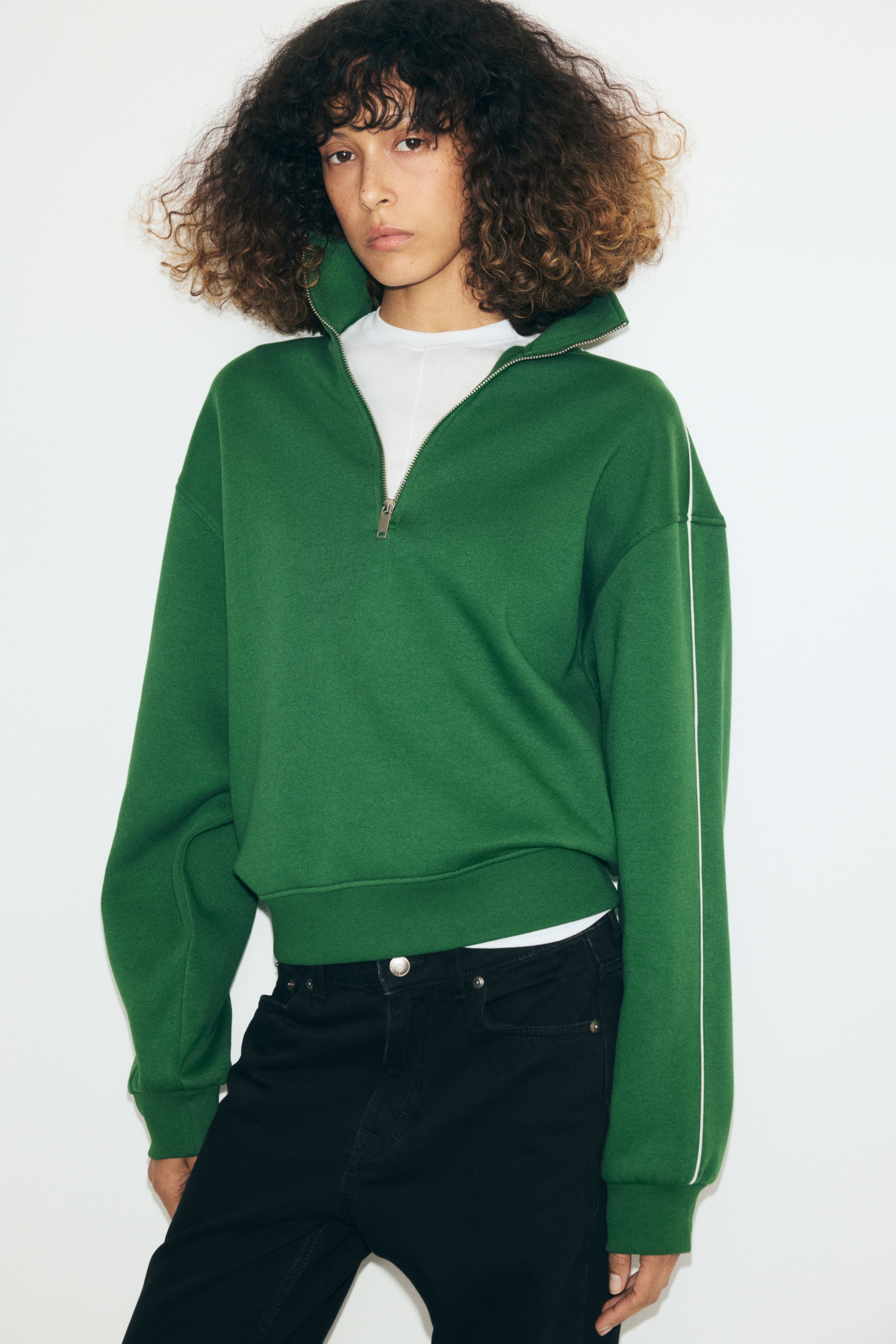 Sweatshirt mit Zipper