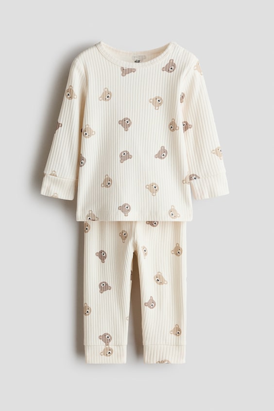H&M 2-Piece Printed Cotton Set