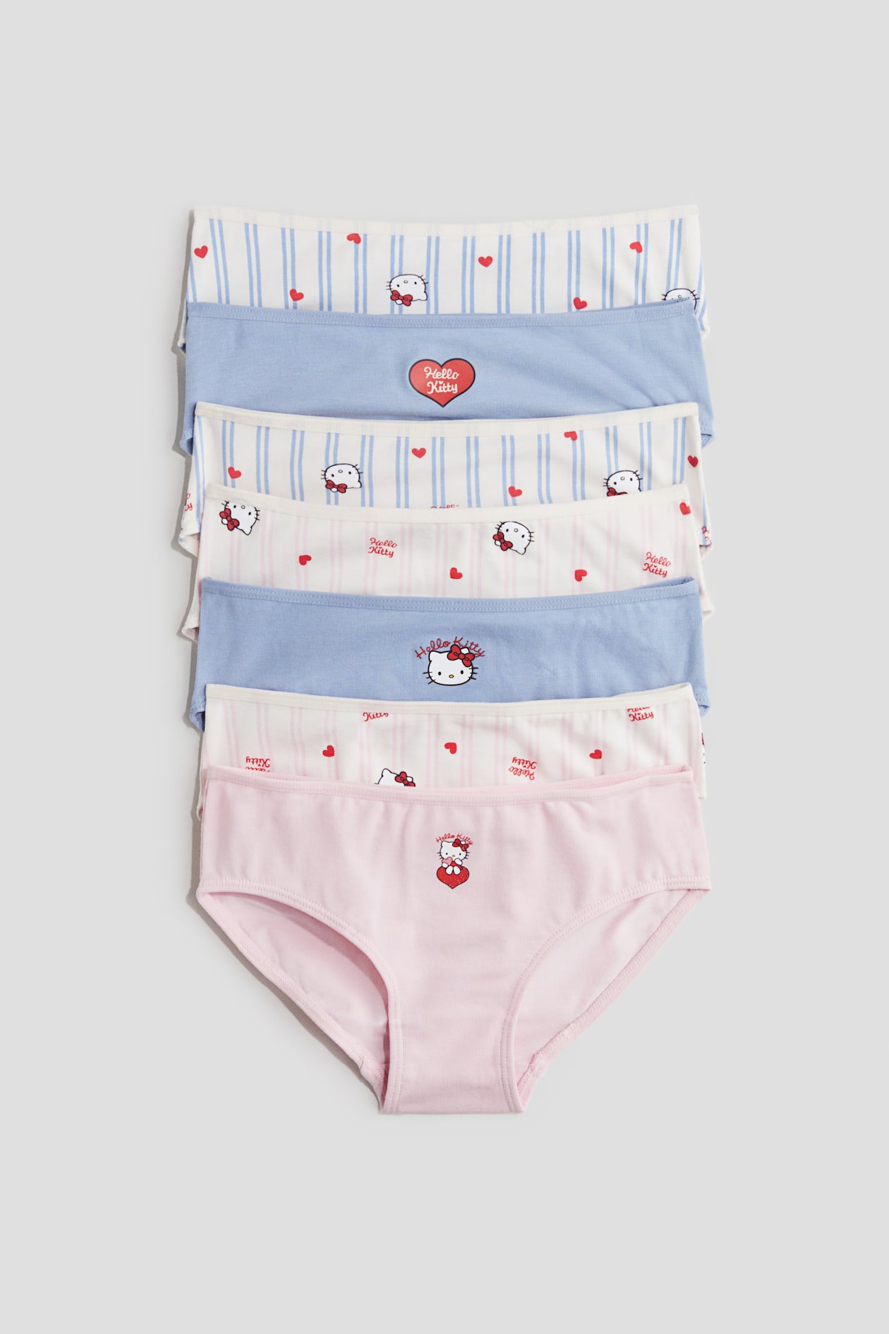 Pack de bragas de algodón Azul claro/Hello Kitty NIÑOS H&M ES