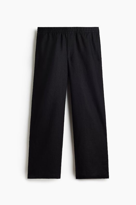 Мужские брюки H&M Loose-Fit Linen Pants