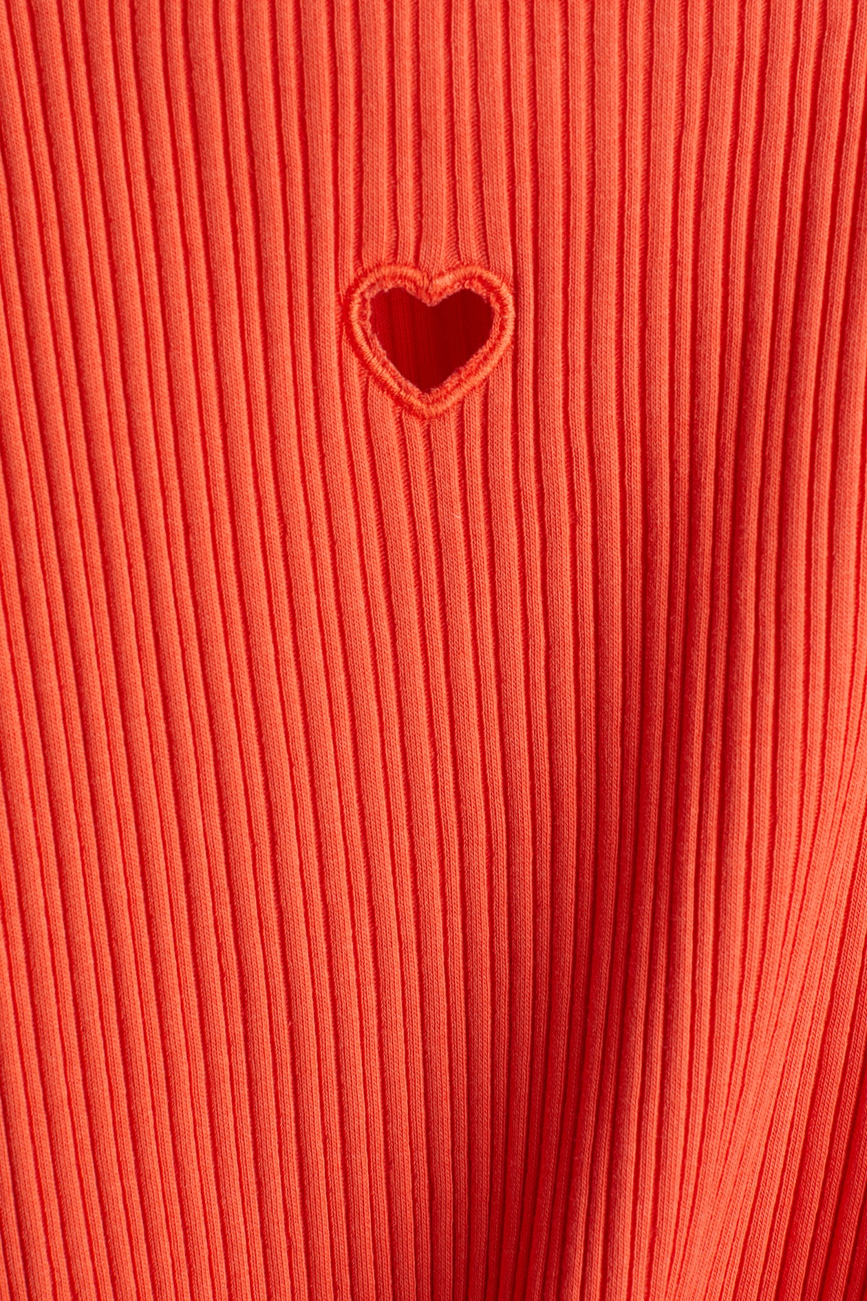 Orange Ribbed Sleeveless Dress for kids | H&M US