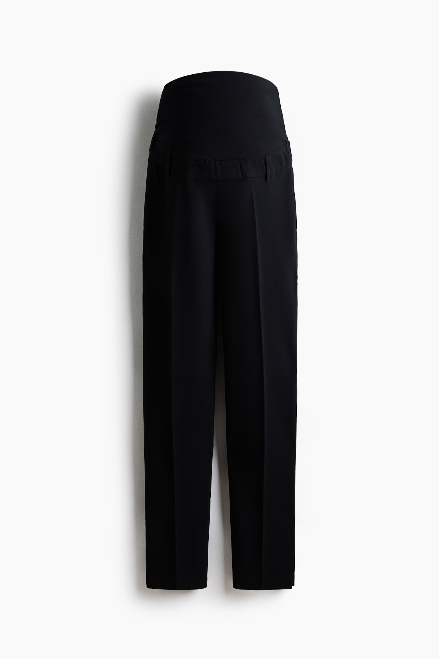 MAMA Slit-hem trousers - Black - 2