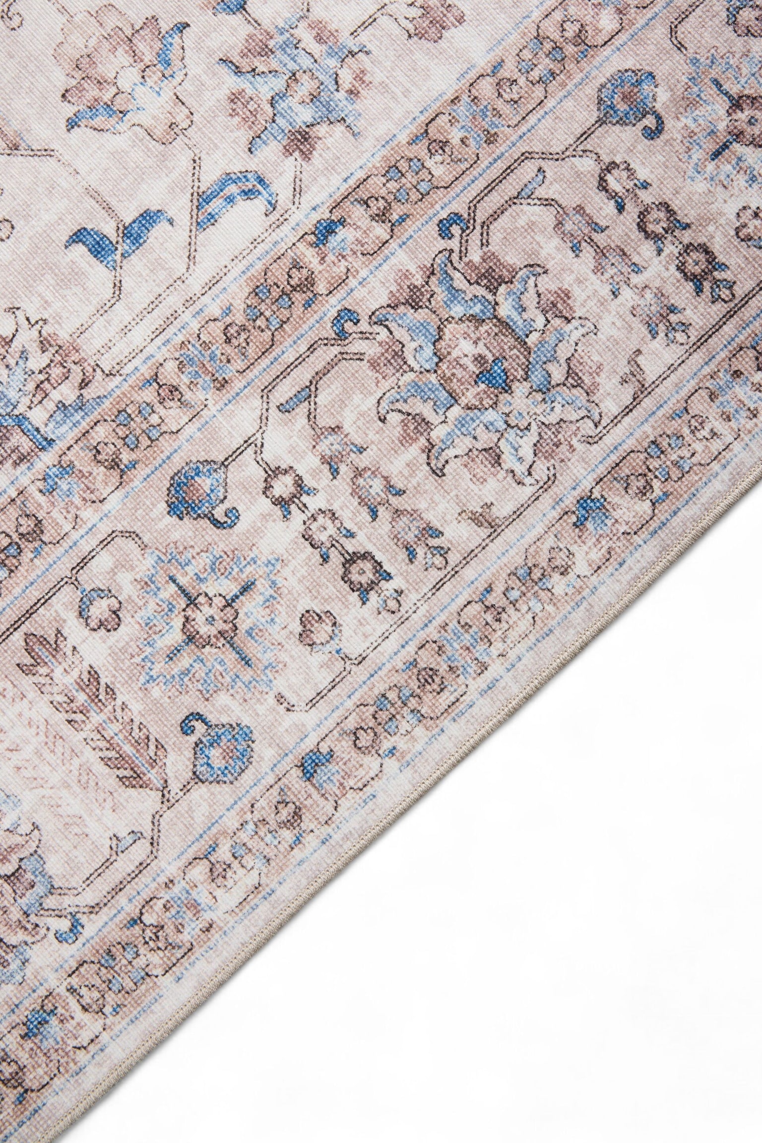 Alfombra Lavable Laury - Beige/Azul - 3