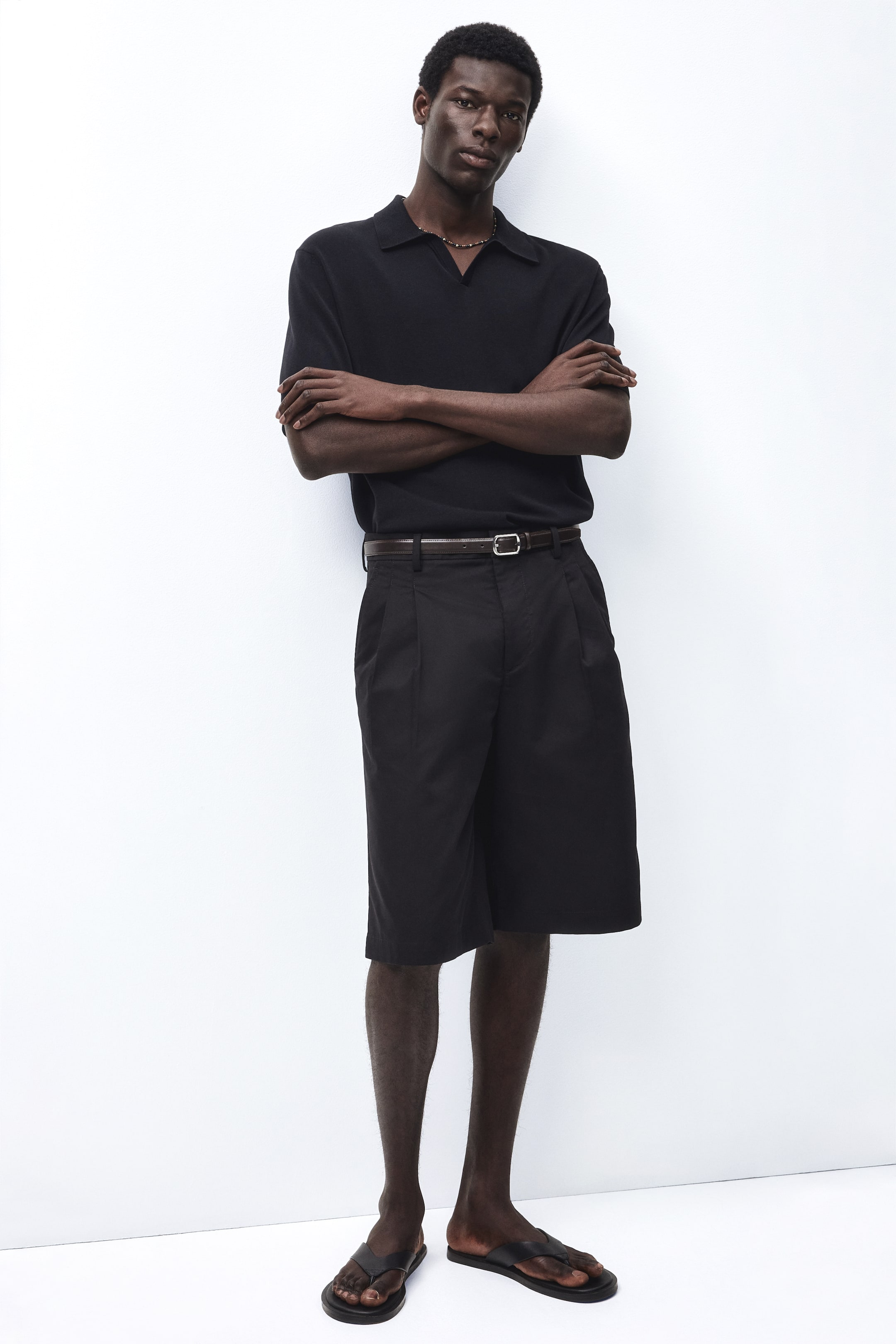 Regular-Fit Silk-Blend Polo Shirt