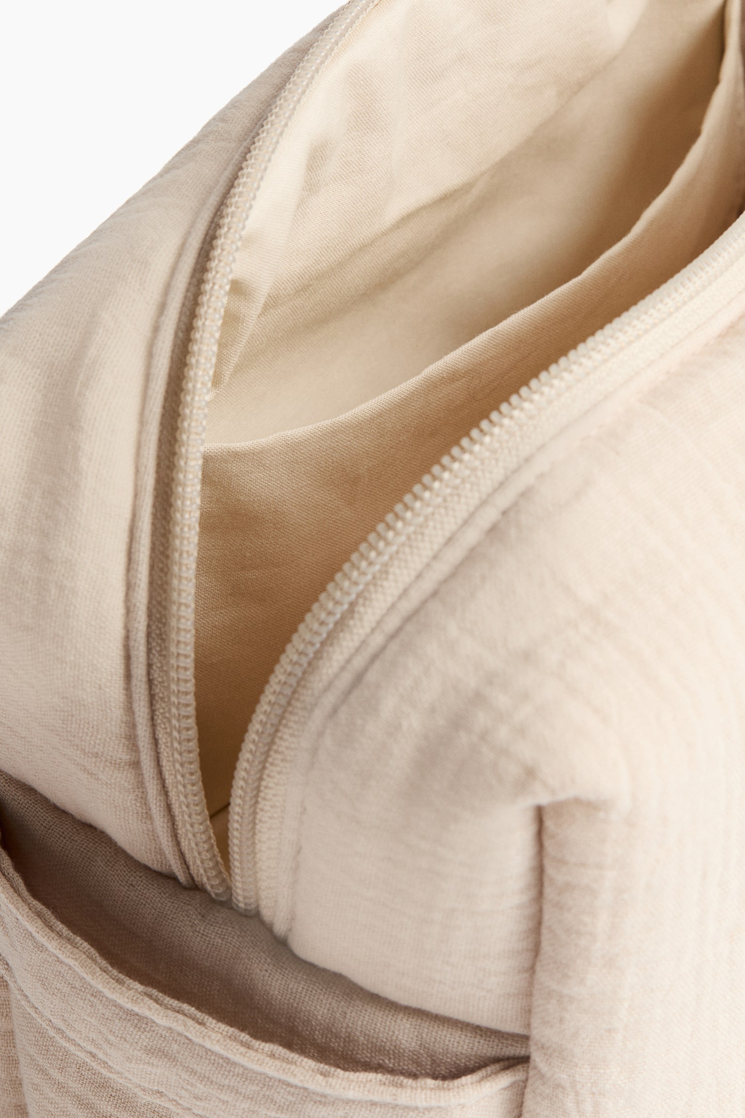 Stelleveske i musselin - Lys beige/Lys kakigrønn/Rosa - 5