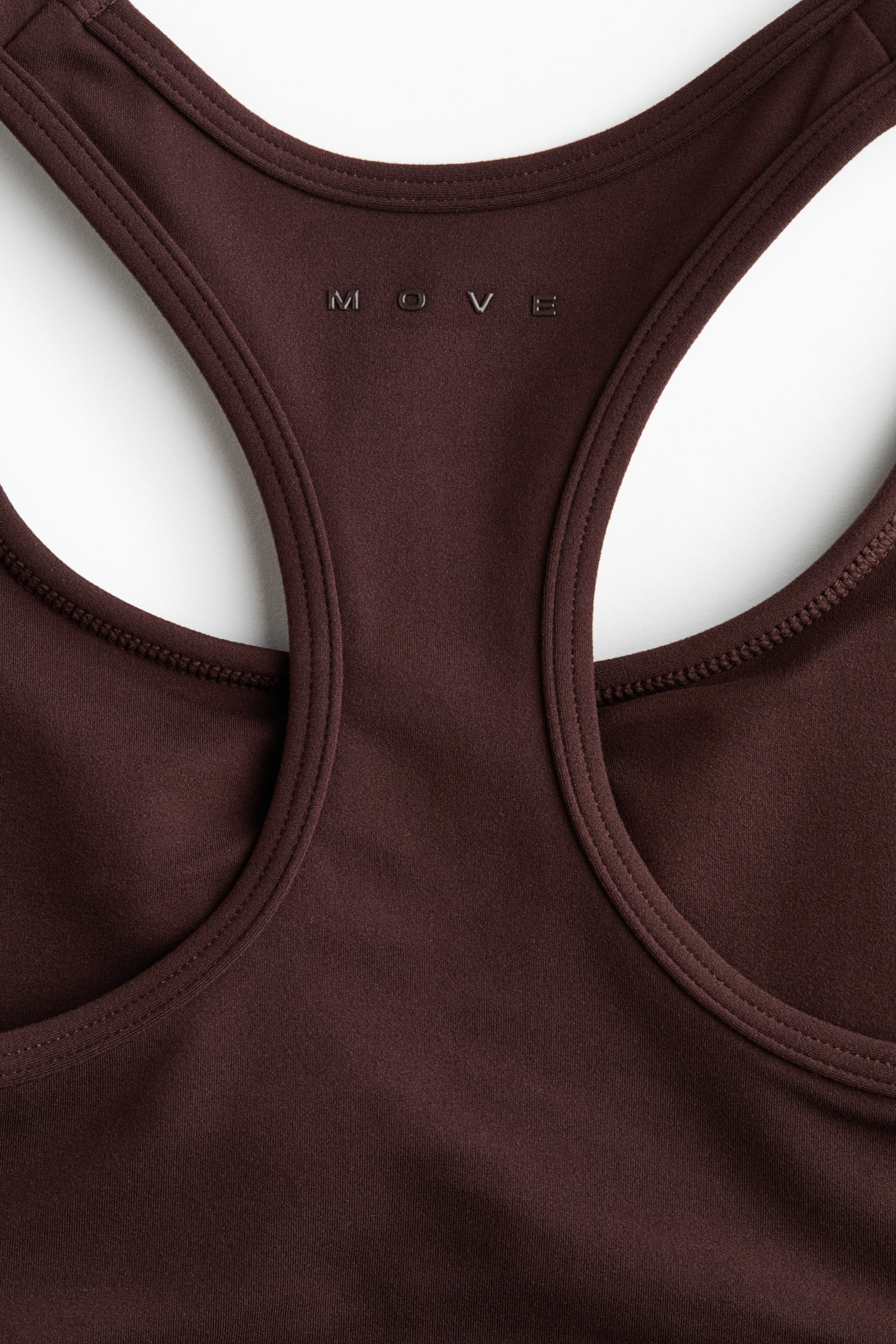 Top deportivo Medium Support con SoftMove™ - Café cálido/Ciruela chocolate/Azul acero/Negro - 2