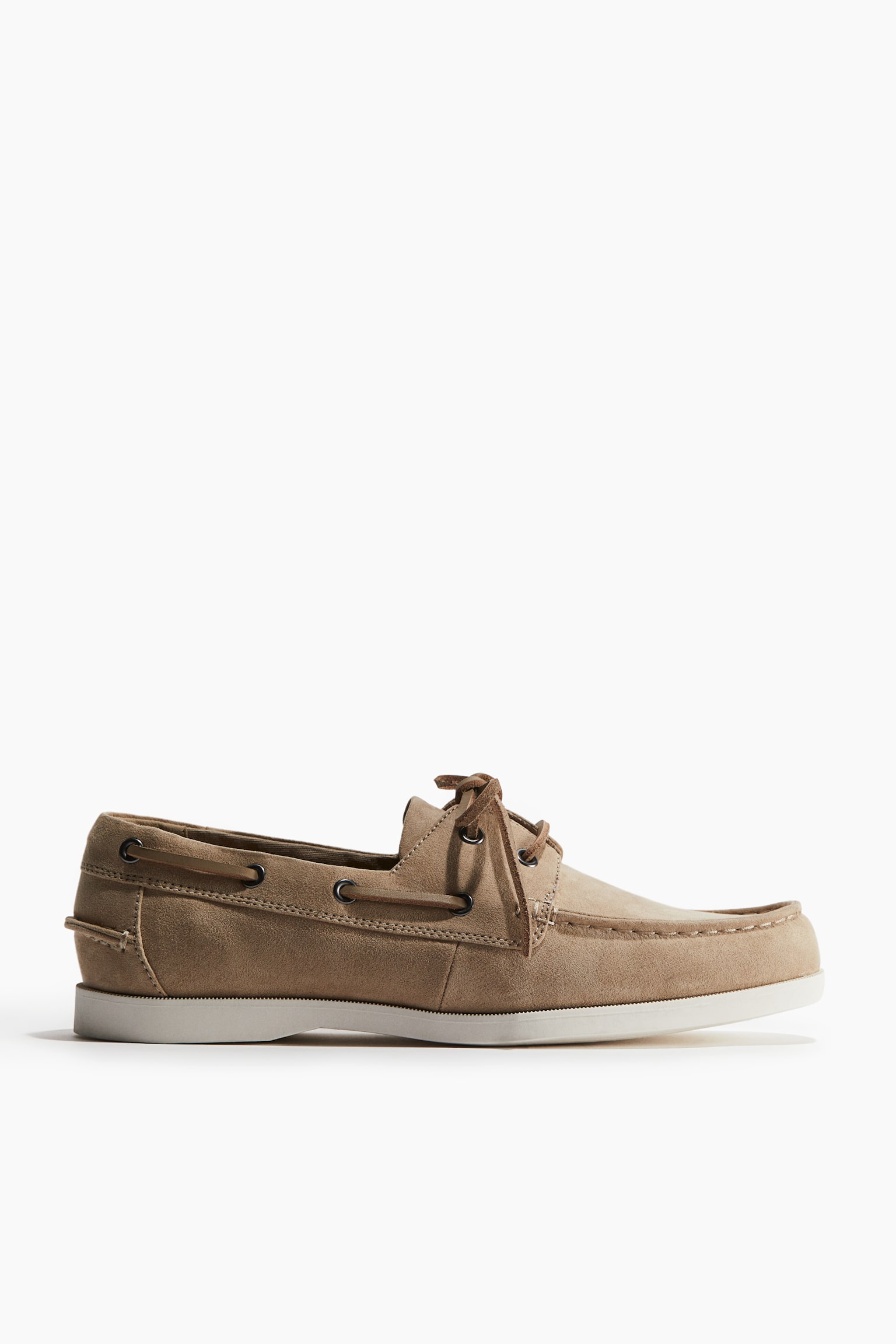 Boat Shoes - Beige/Navy blue - 1