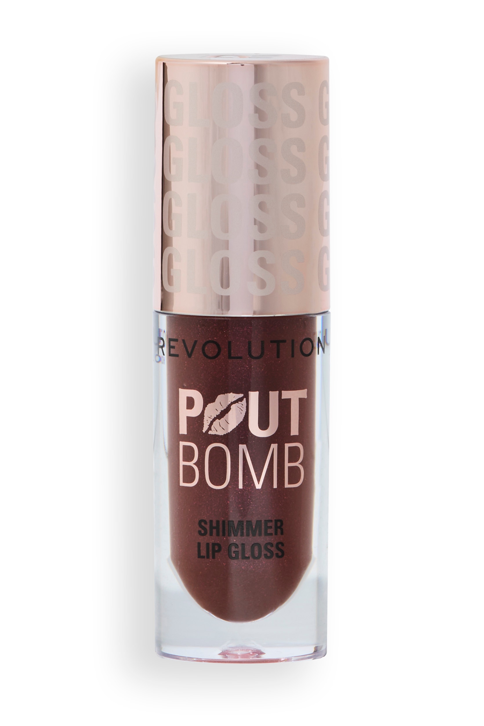Revolution - Pout Bomb Shimmer Gloss - Chocolate Sparkle