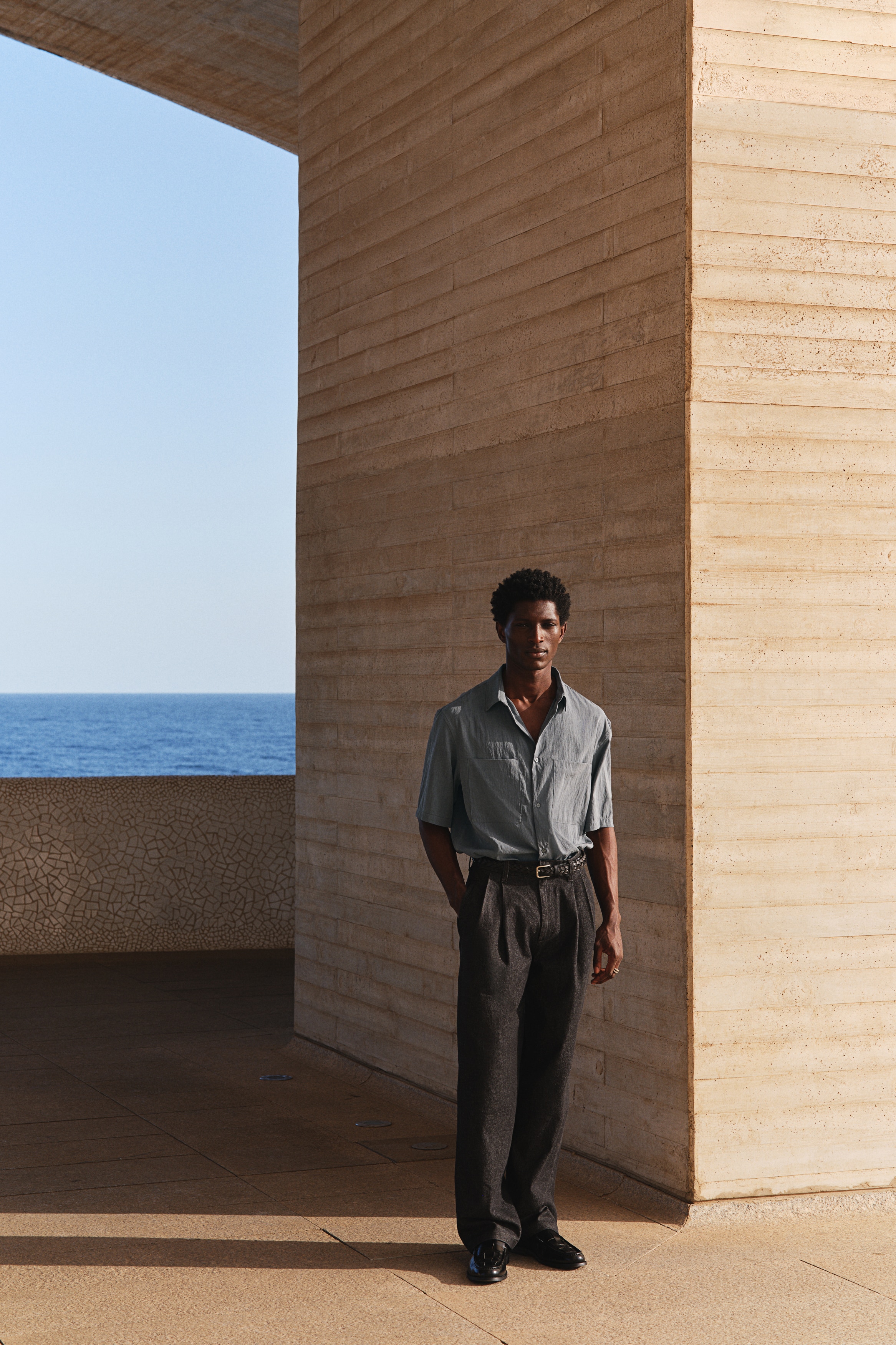 Utility-Hemd in Regular Fit - Dunkelgrau