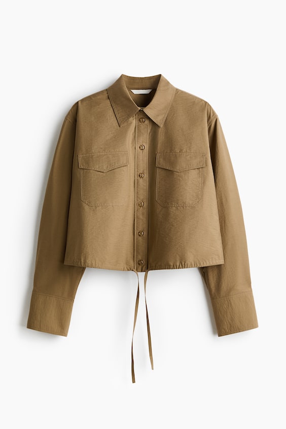 Женские рубашки H&M Drawstring Shirt