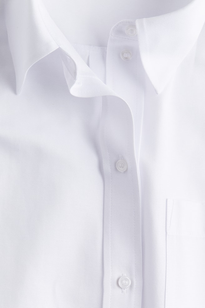 Skjorte uden ærmer med skulderpuder - Hvid/Lyseblå - 5