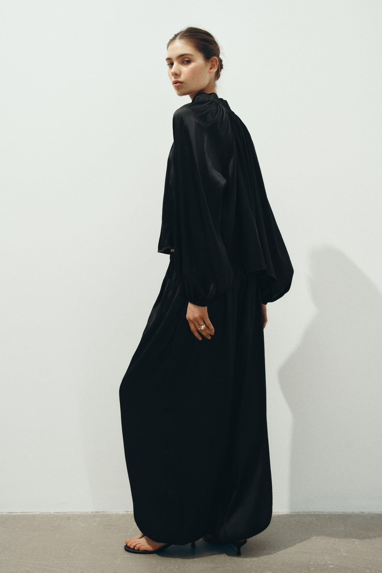Oversized V-Neck Blouse - image 2