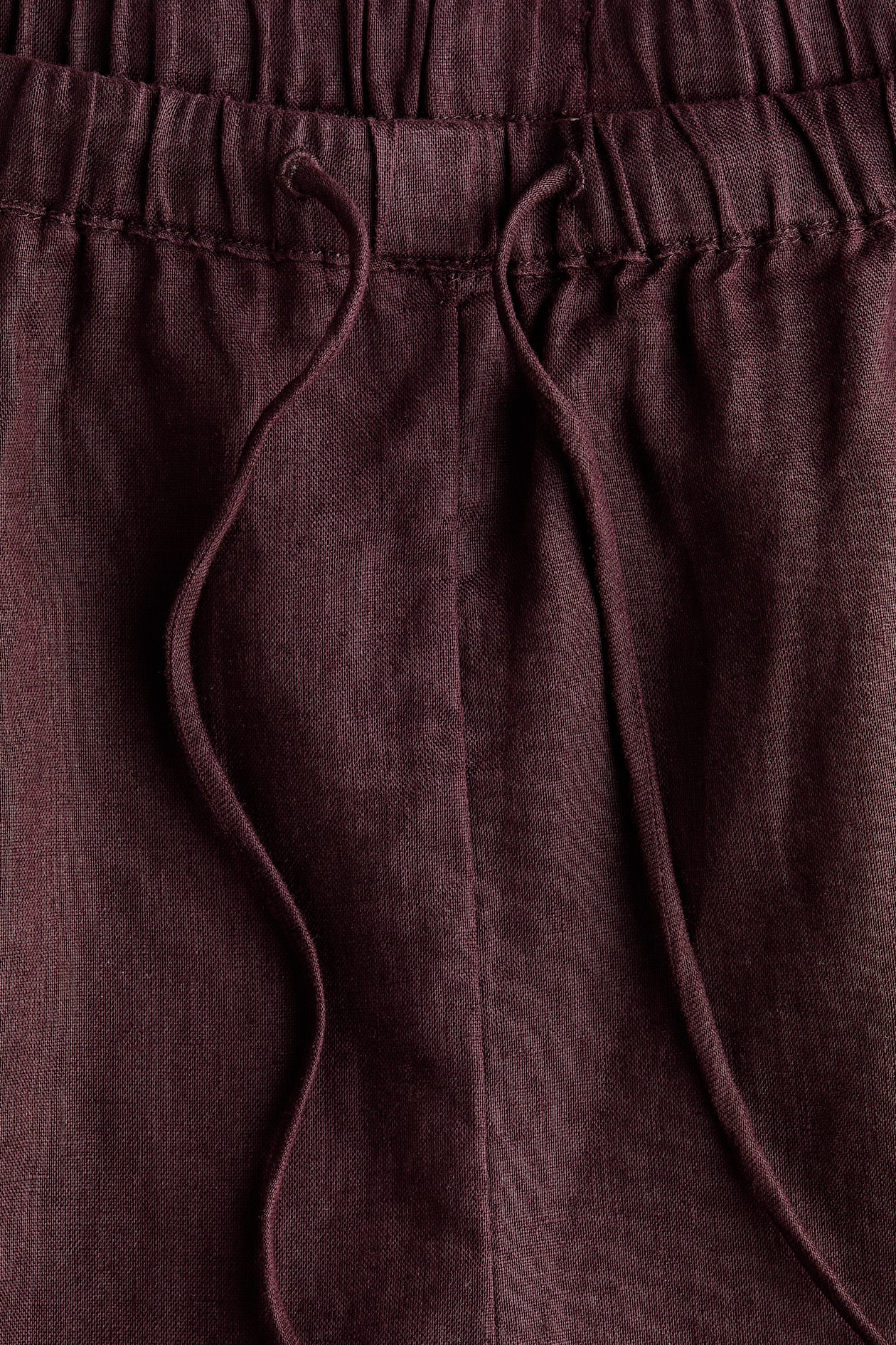 Linen-Blend Drawstring Shorts - image 5