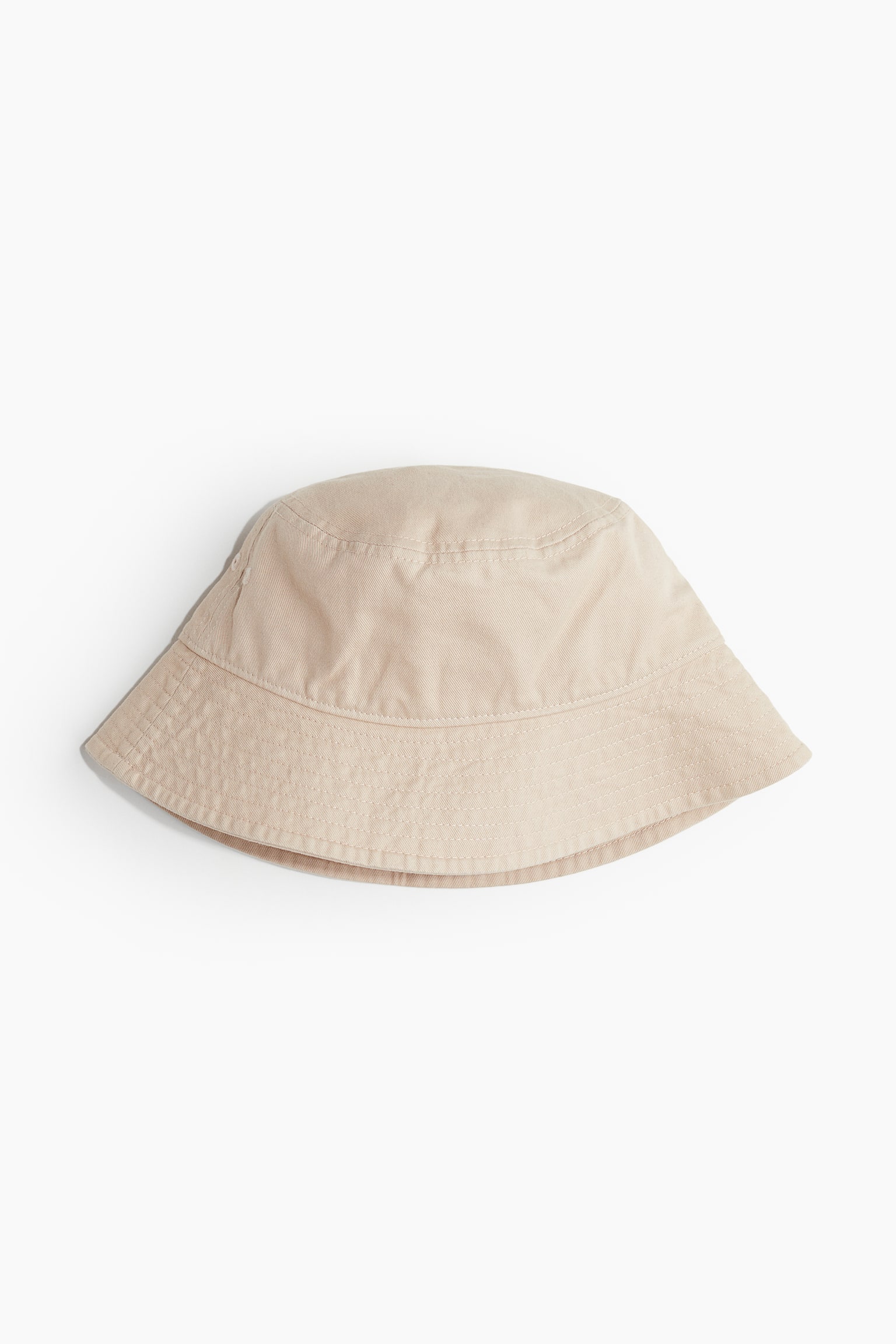 Cotton Bucket Hat - Beige/Light beige/Dark brown/White/Beige - 1