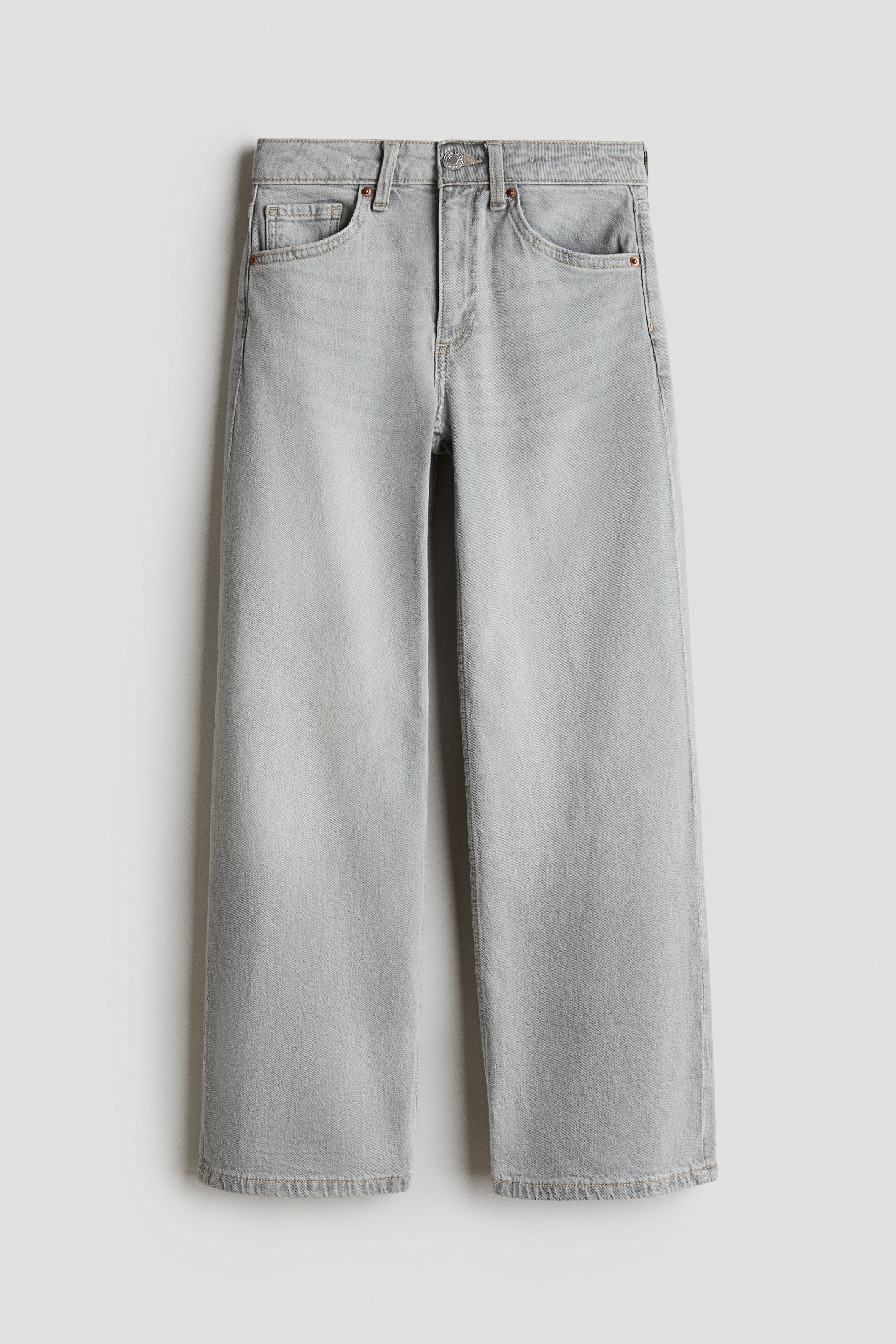 寬管牛仔褲 - 淺丹寧灰/黑色/淺丹寧藍/淺丹寧灰/丹寧藍/丹寧藍/淺丹寧藍/丹寧灰/Dark denim blue