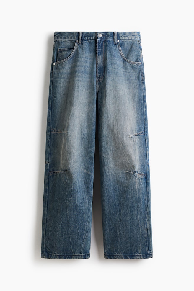 Baggy darted jeans - Denim blue/Light denim blue/Denim gray/Dark brown/Dark denim blue/Dusty denim blue/Black - 1