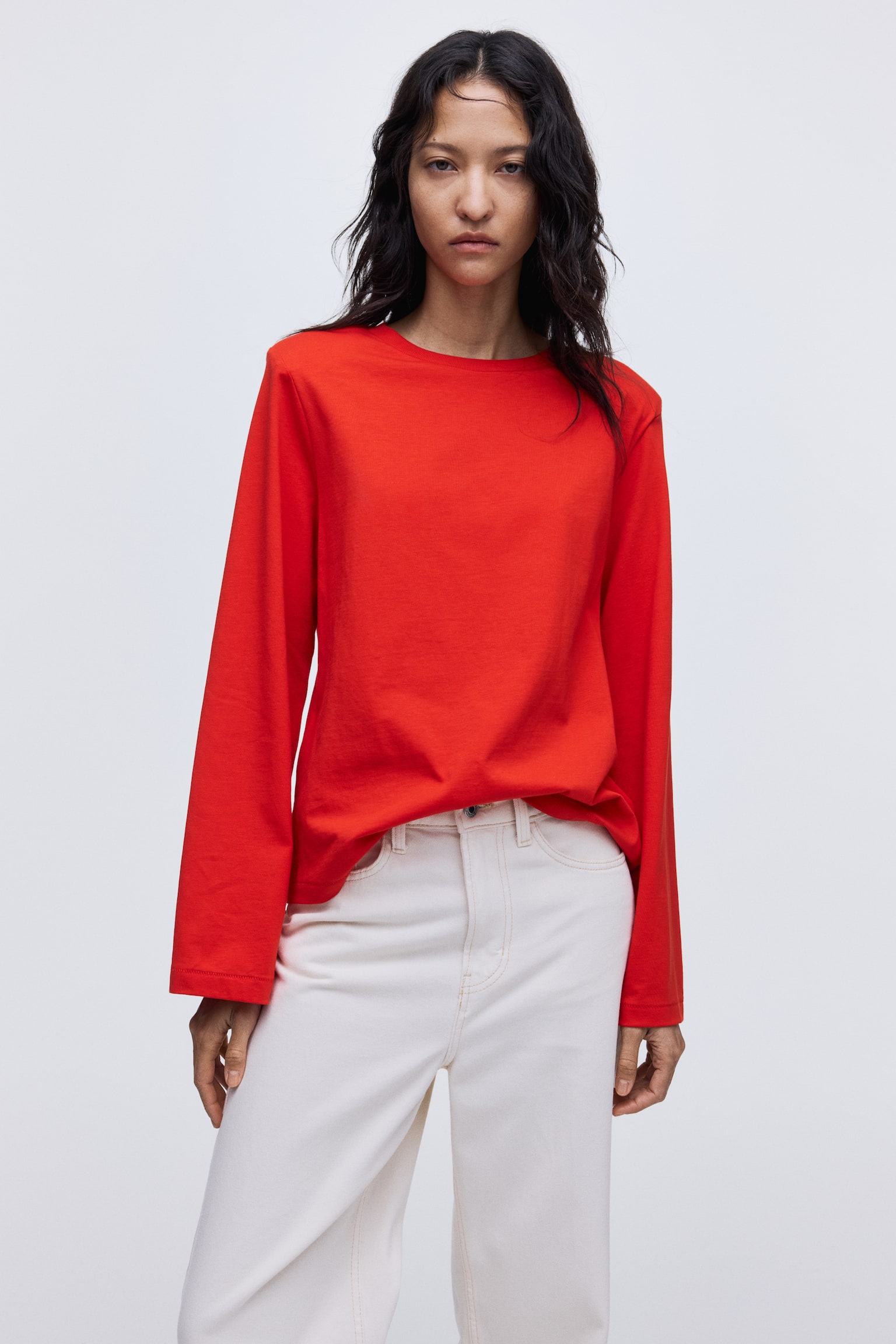 Top con hombreras - Rojo vivo - 4