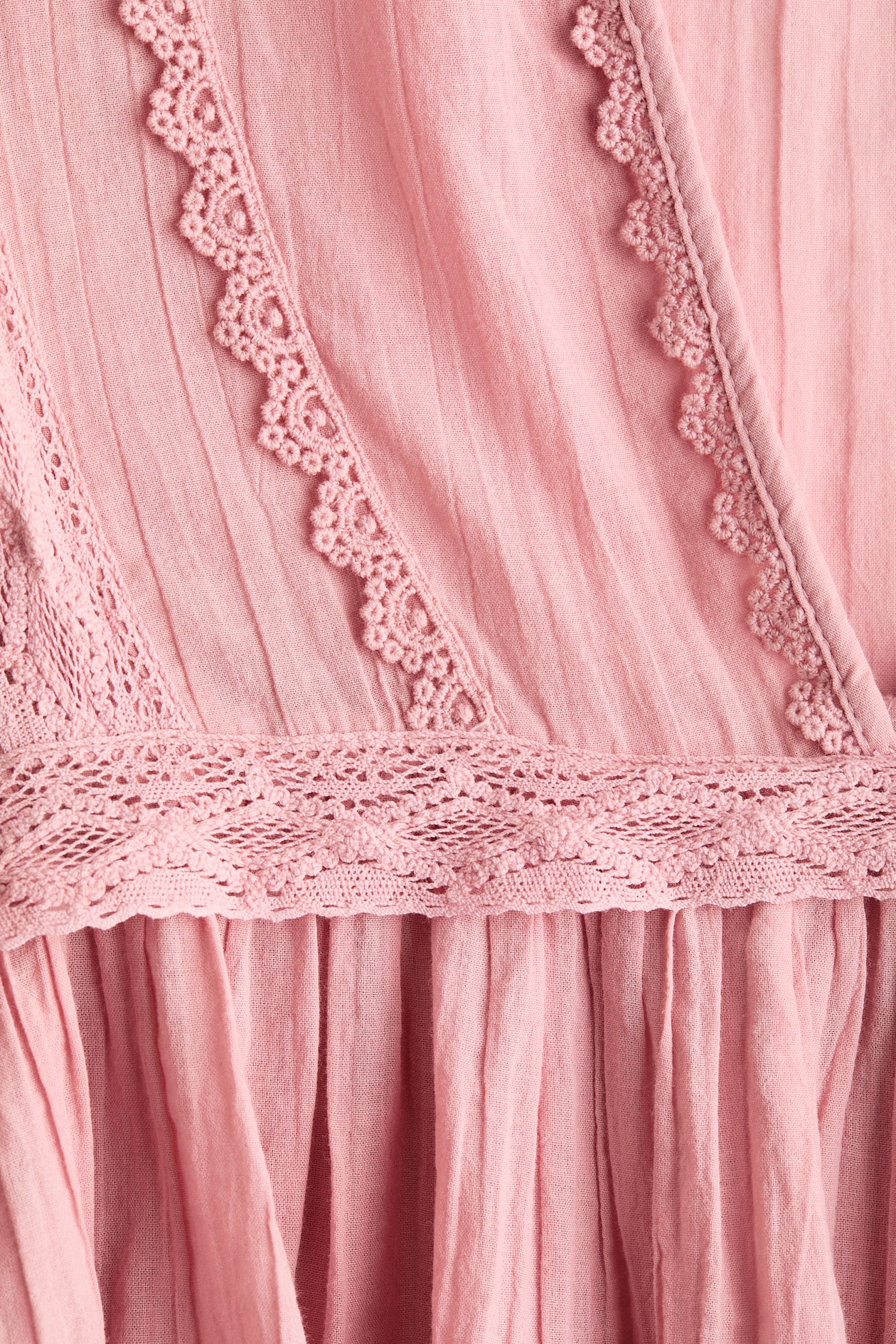 Lace-Trimmed Cotton Blouse - image 2
