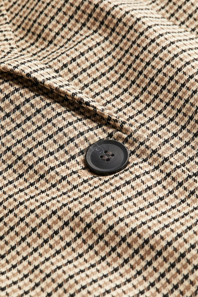 Oversized blazer - Brown/Dogtooth-patterned/Black/Beige/Checked - 5