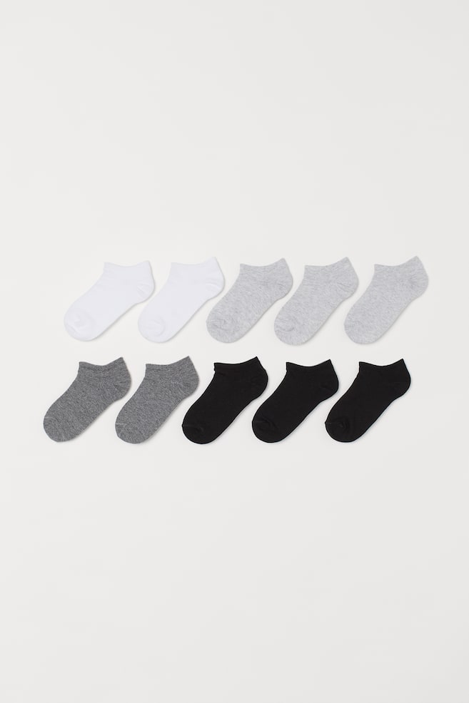 10-pack trainer socks - Light grey marl - 1