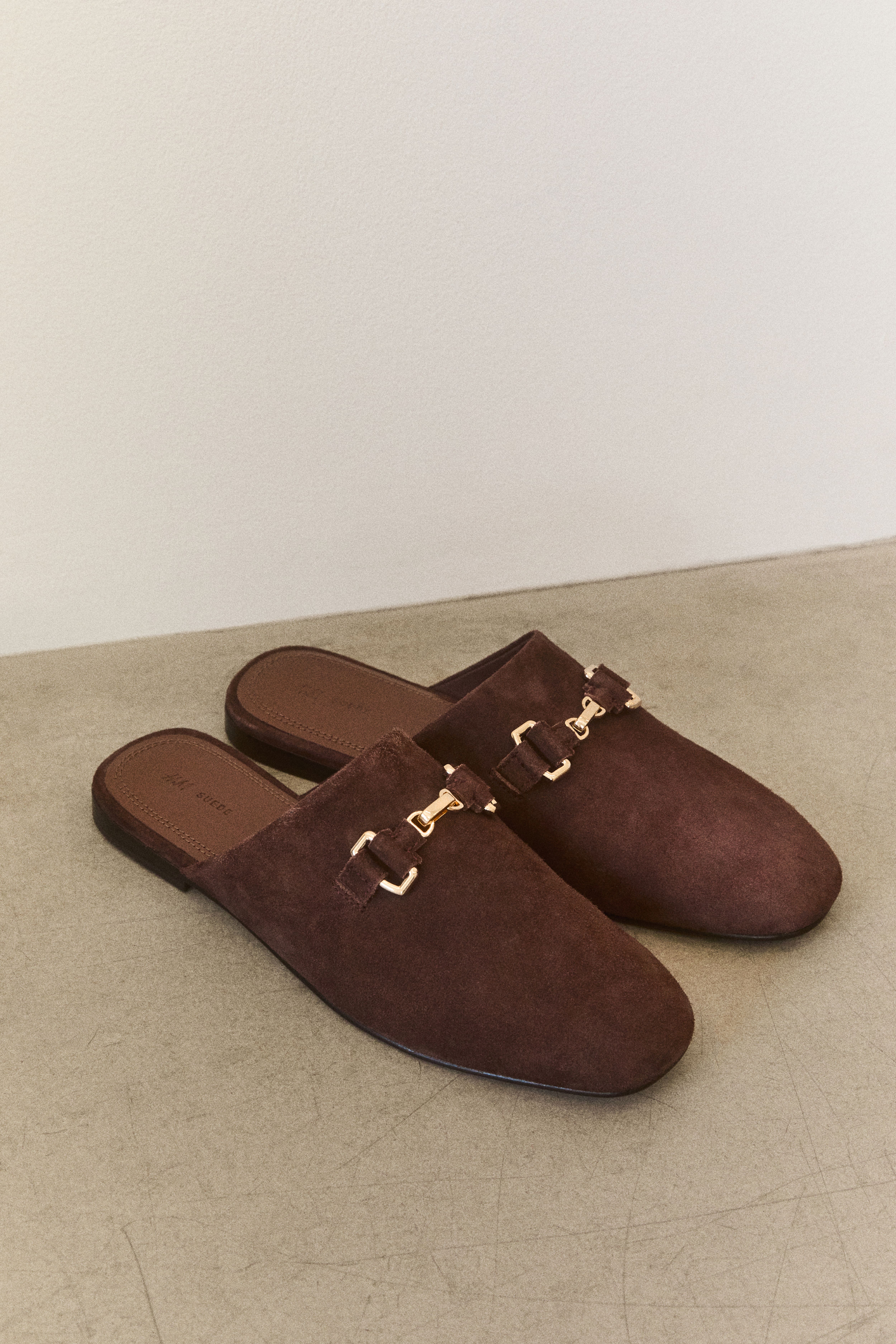 Leather Loafer Mules