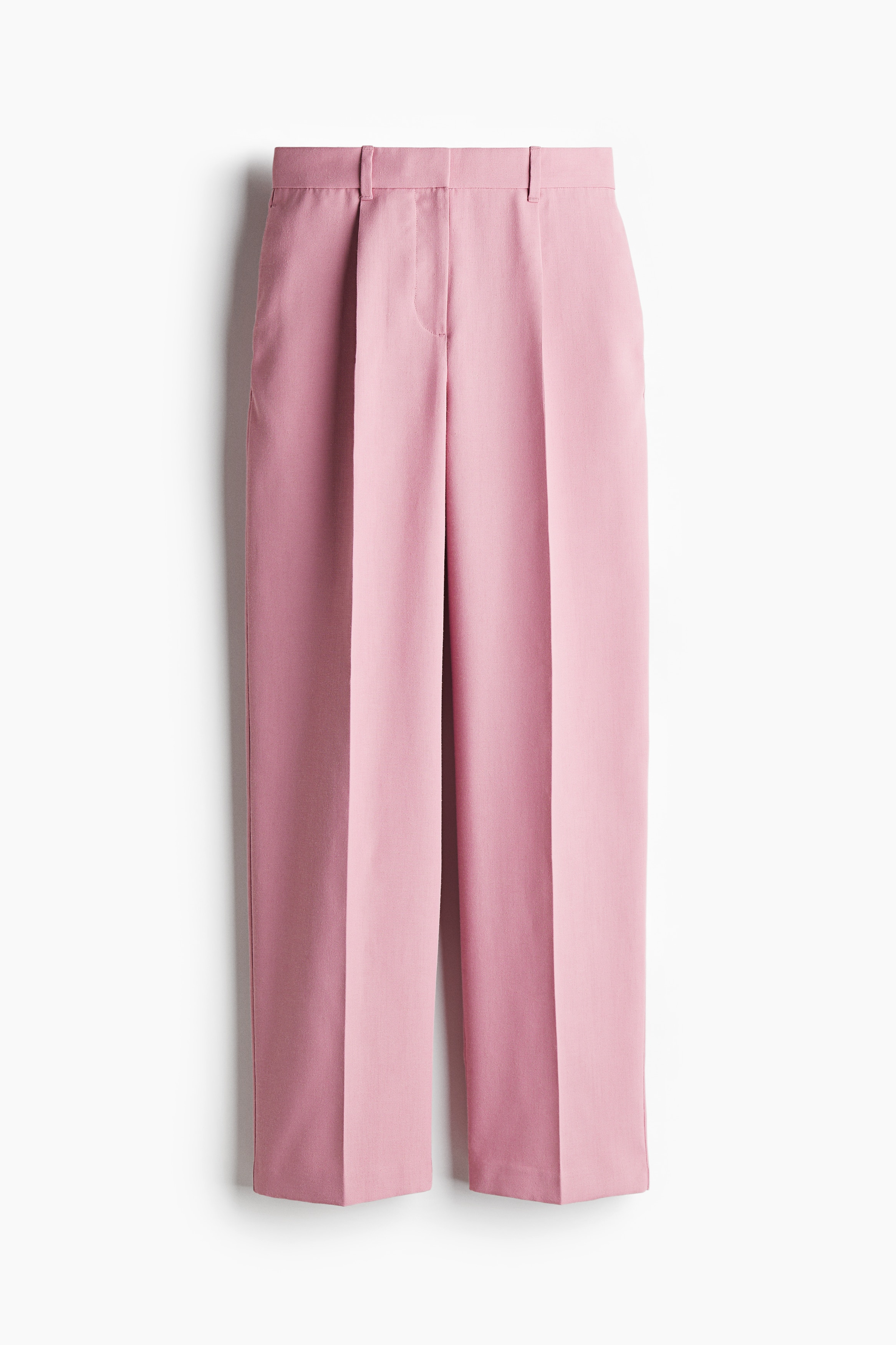 Daralan Kesimli Pantolon - Pembe/Açık bej