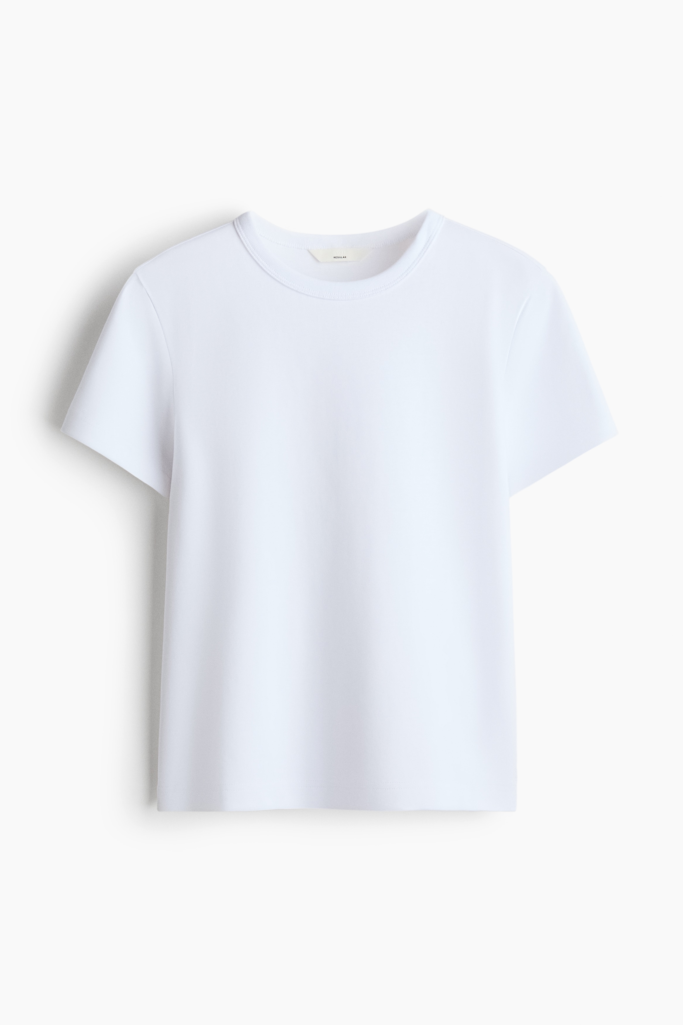 Tricou din jerseu de bumbac - Alb/Crem/dungi/Roz-prăfuit/Taupe-închis