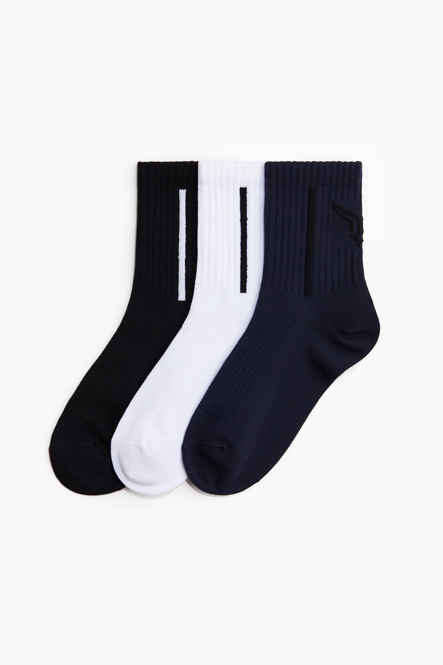 3-pack sports socks with DryMove™ - Azul oscuro