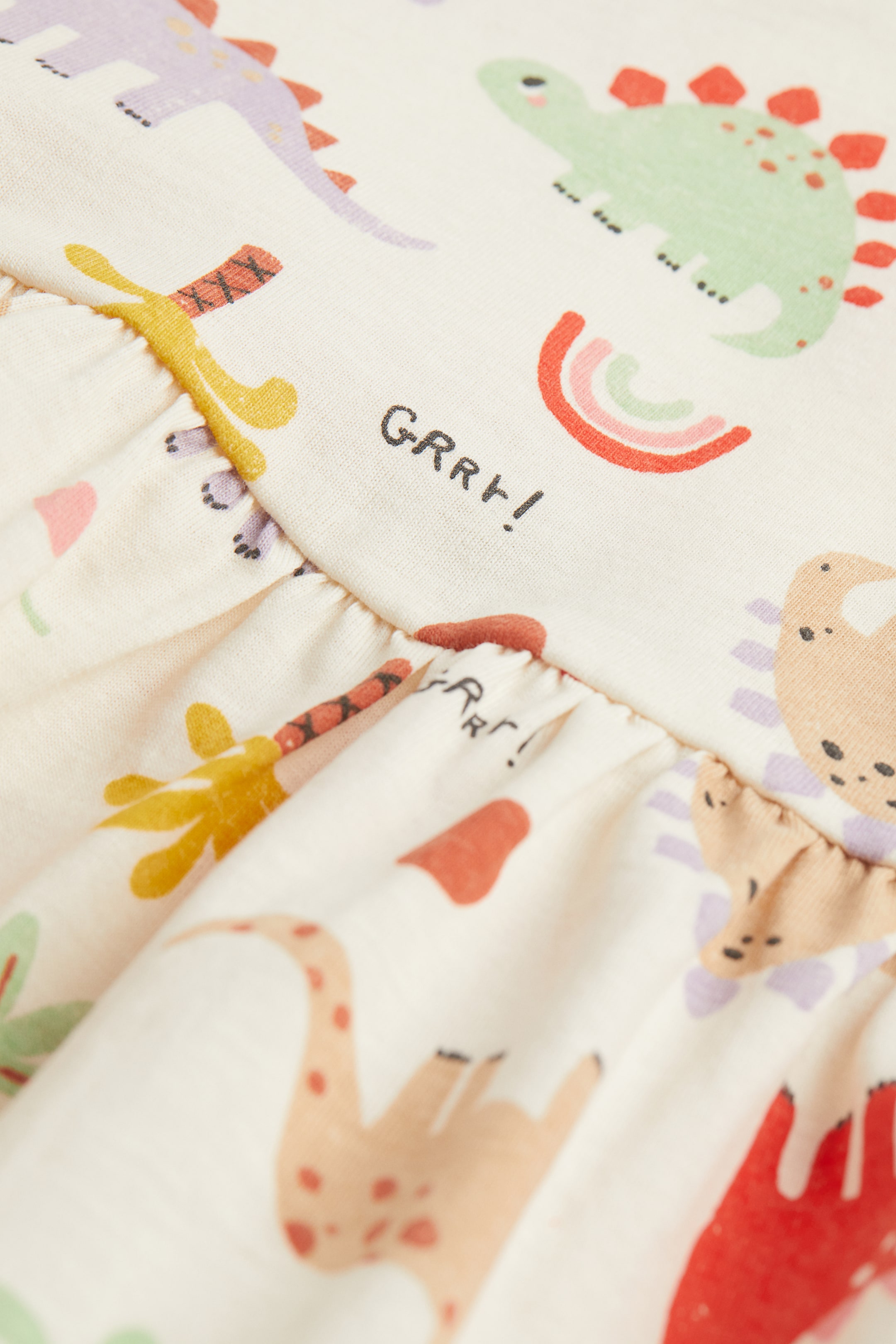 Agrandir l'image: Robe en jersey à motif - Beige clair/dinosaures - ENFANT | H&M BE 2