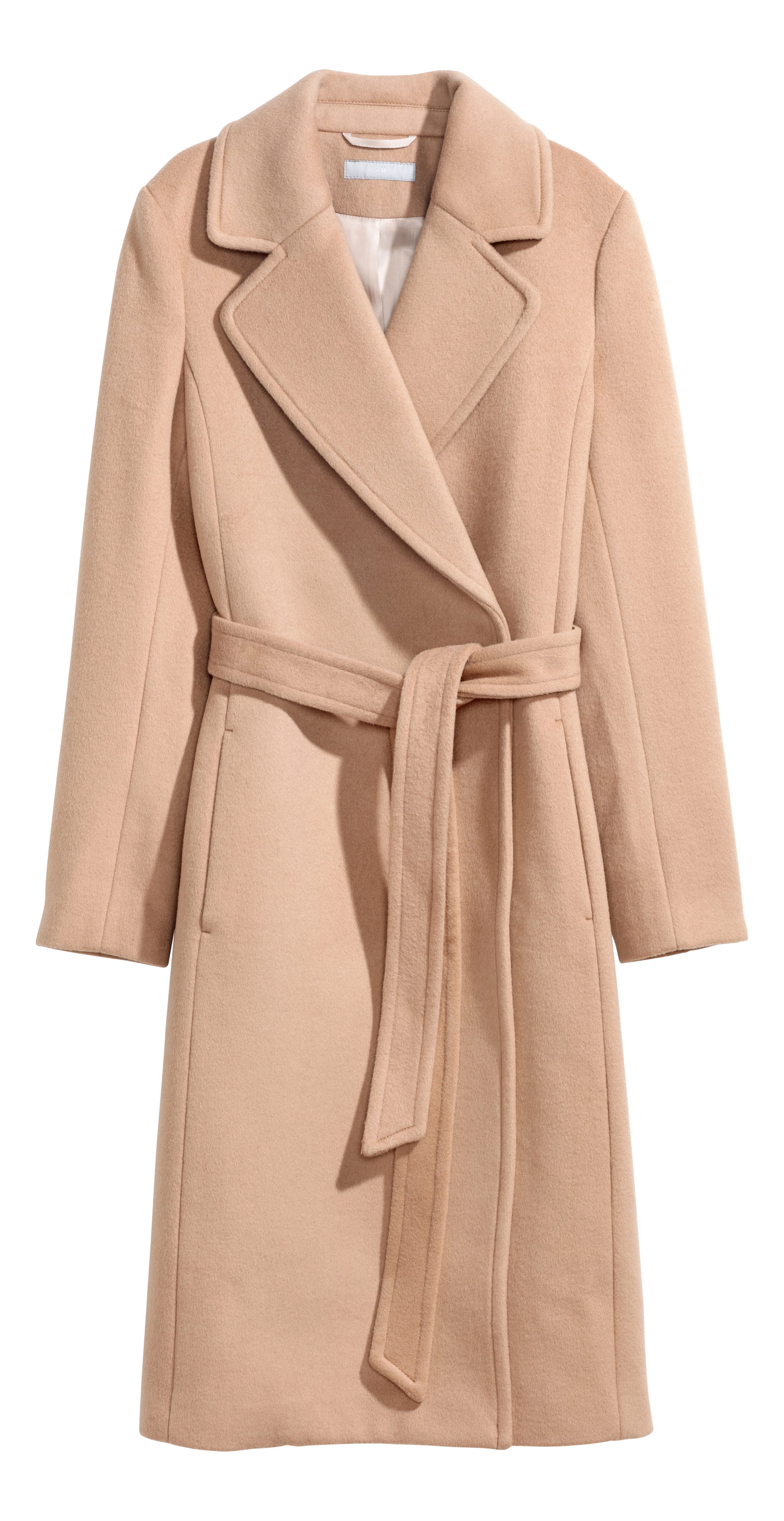 Hot Jill Stuart Wool blend camel tan coat Women Large