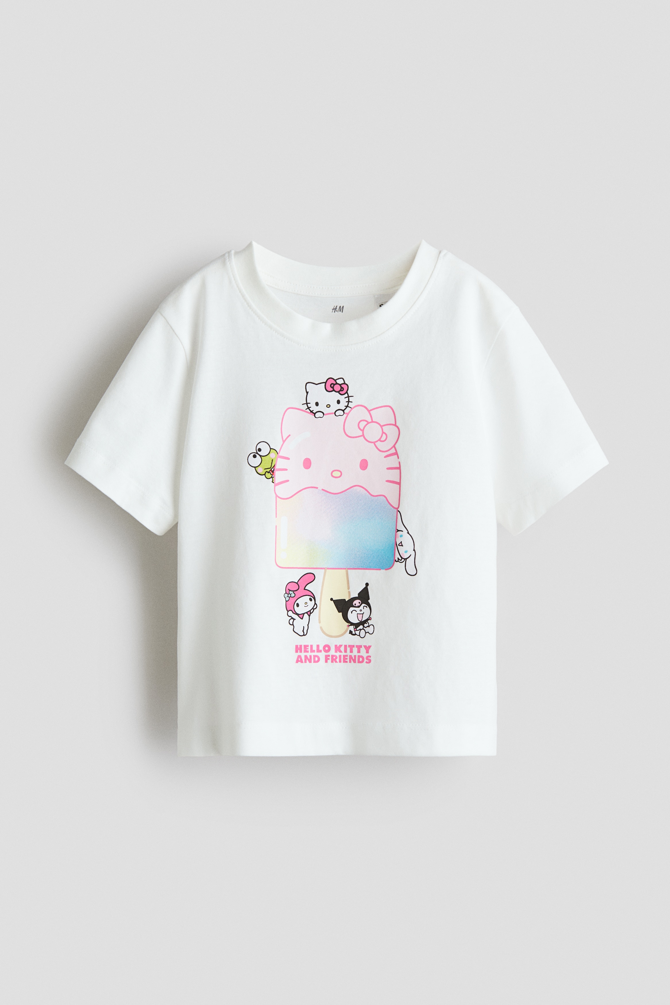 T-shirt med trykk - Hvit/Sanrio/Blå/Hello Kitty/Lys lilla/Hello Kitty/Lys rosa/Sanrio/Hvit/Hello Kitty/Rød/My Melody/Cream/SmileyWorld®