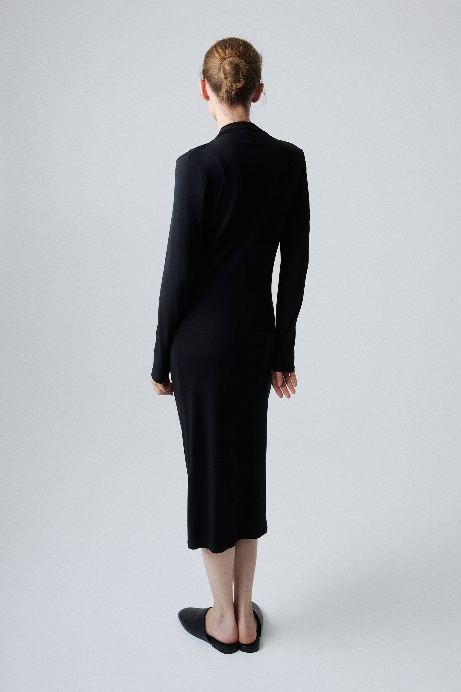 Женское платье H&M Mama Modal Bodycon, цвет: Чёрный — фото 3
