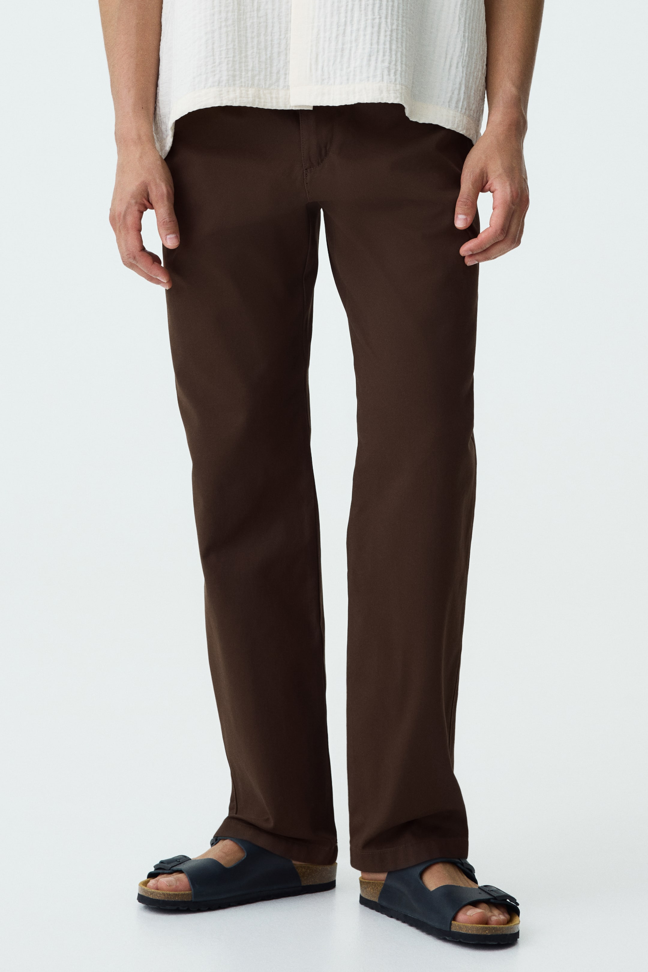 Relaxed-Fit Cotton Twill Chinos