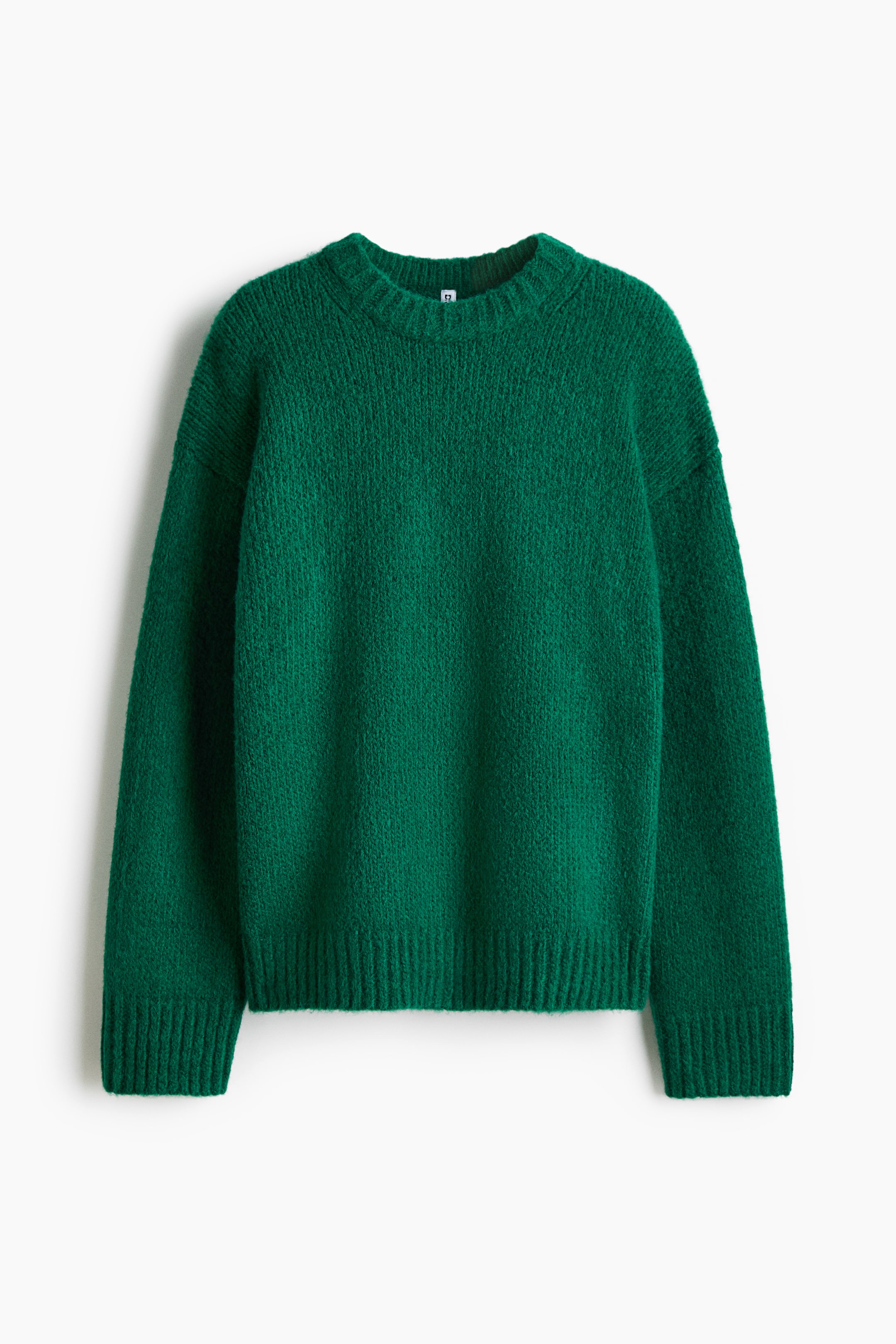 View larger image: Fine-knit jumper - Dark green - Ladies | H&M IN 4