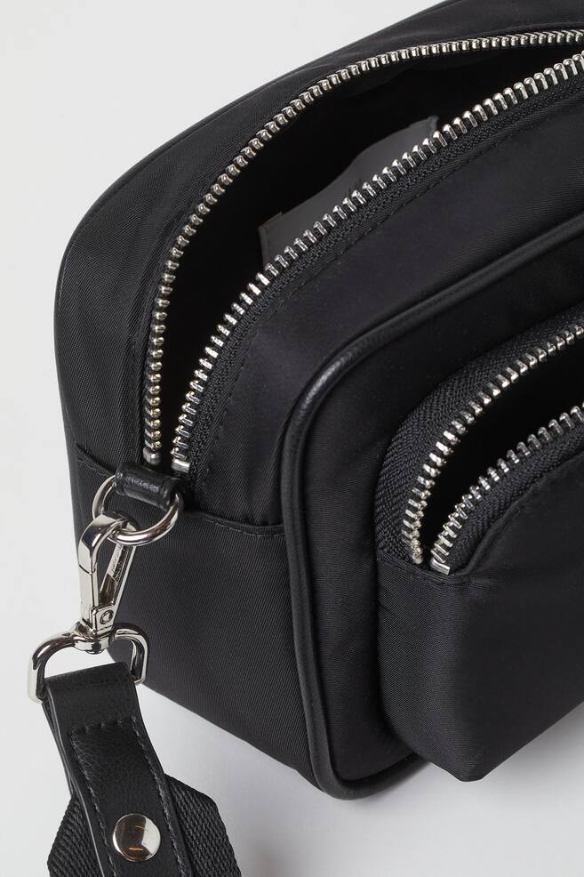 Nylon shoulder bag - Black - 2
