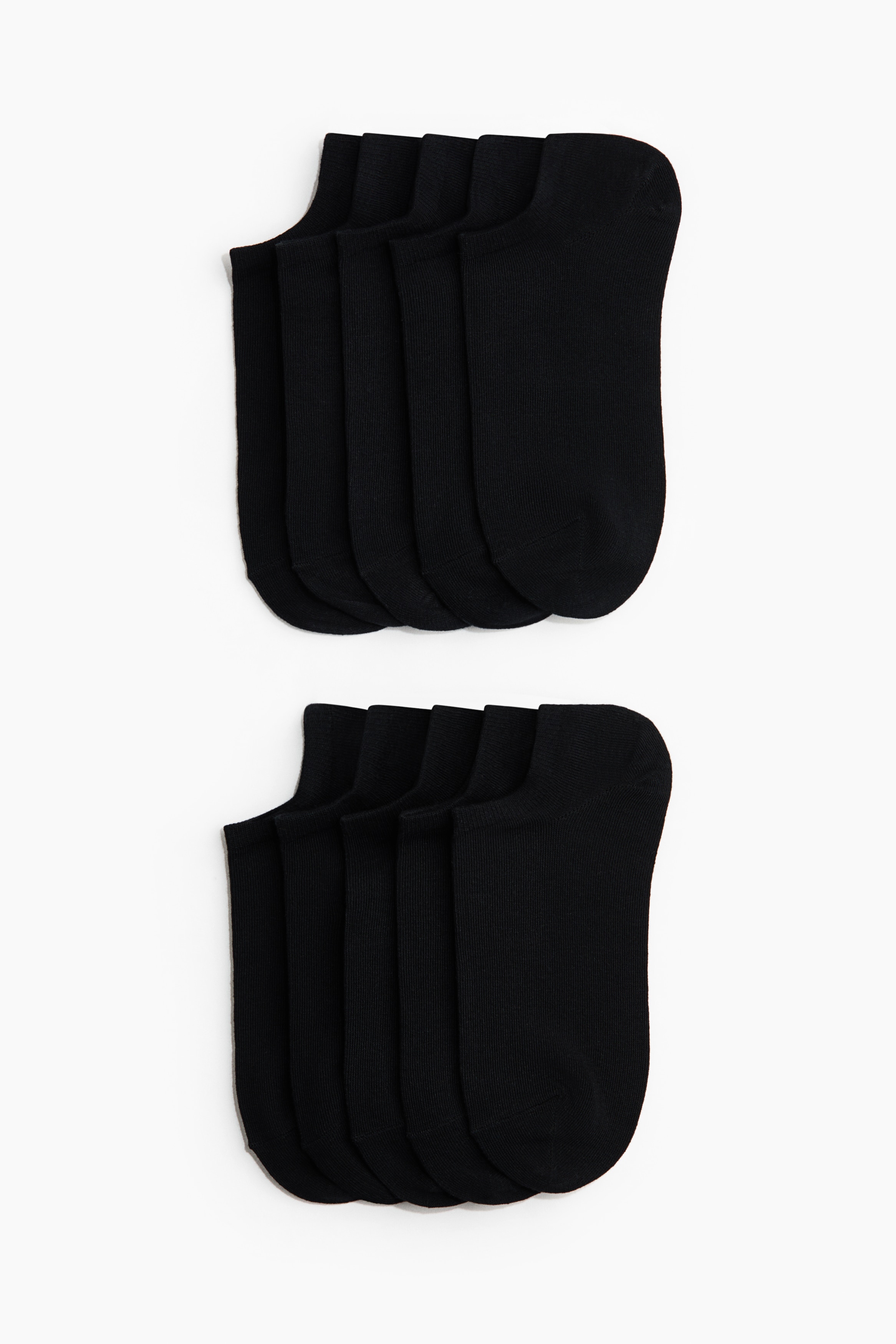 H & M - 10er-Pack Sneakersocken - Schwarz - Herren