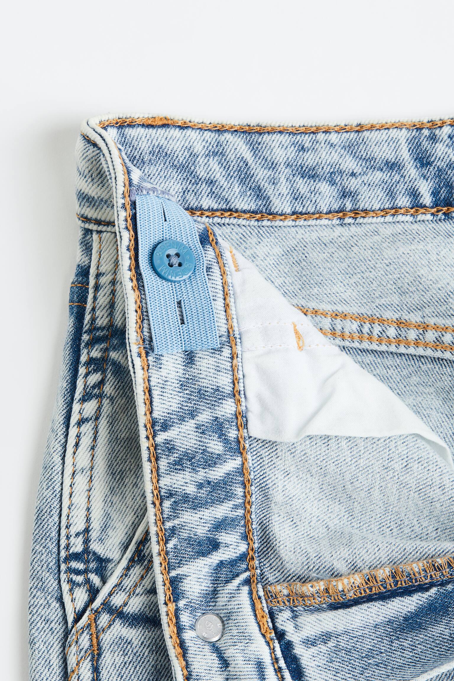 Wide Fit Jeans - Pale denim blue/Light denim blue/Pattern - 3